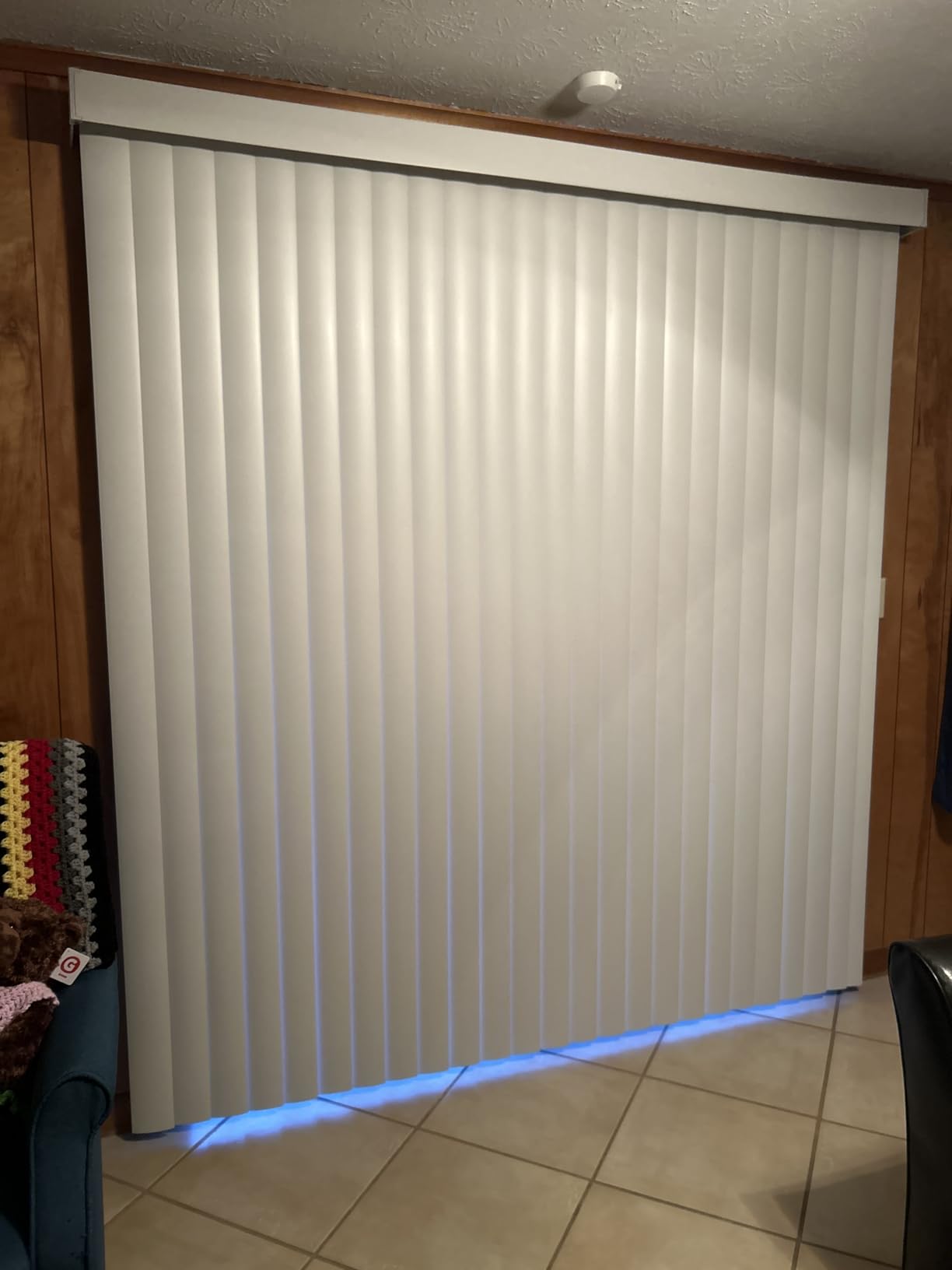 CHICOLOGY Vertical Blinds for Sliding Glass Doors & Patio Doors, Oxford White (Vinyl), 3.5