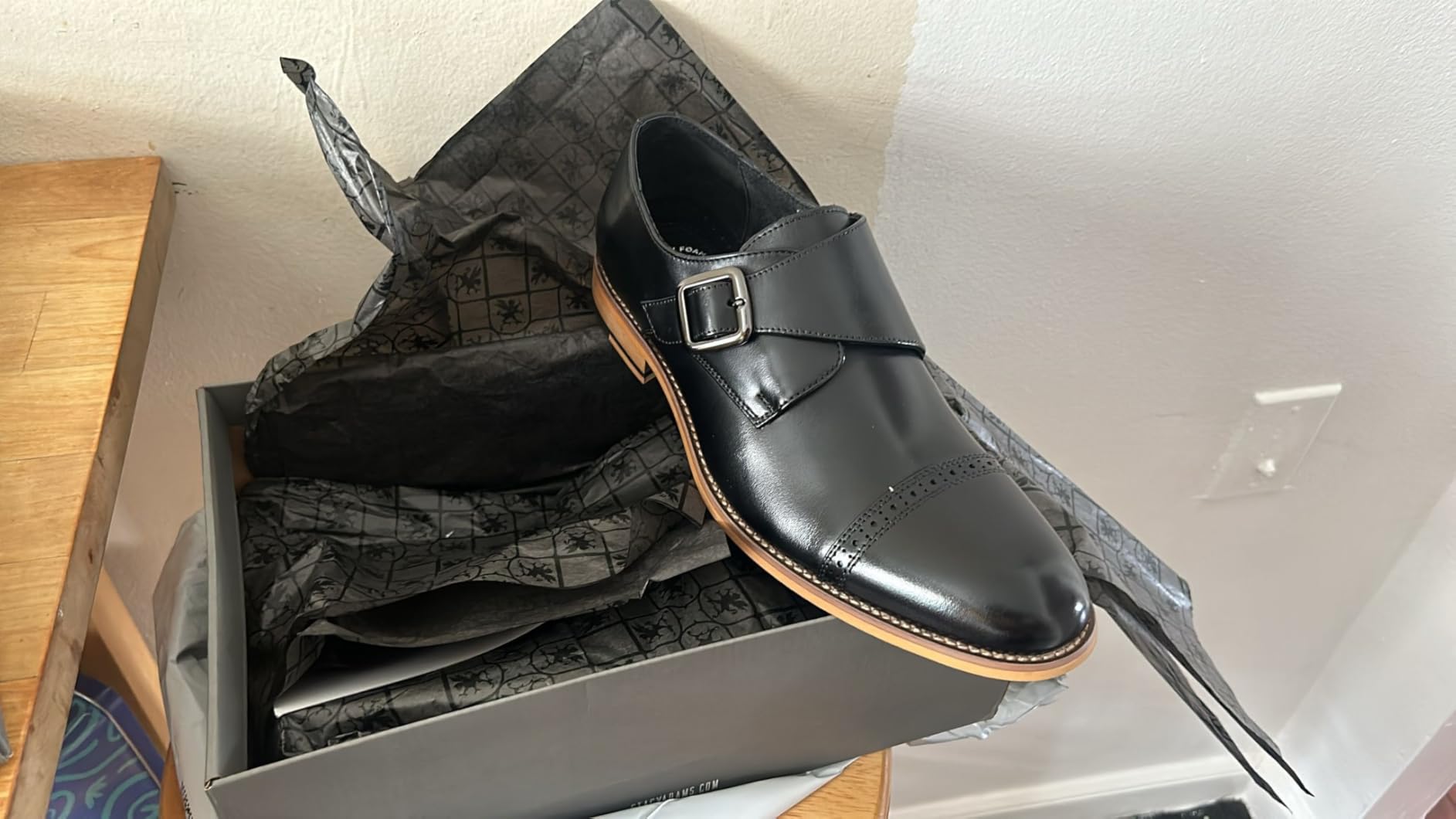 Stacy Adams Desmond Cap-Toe Monk-Strap Loafer customer photo 1