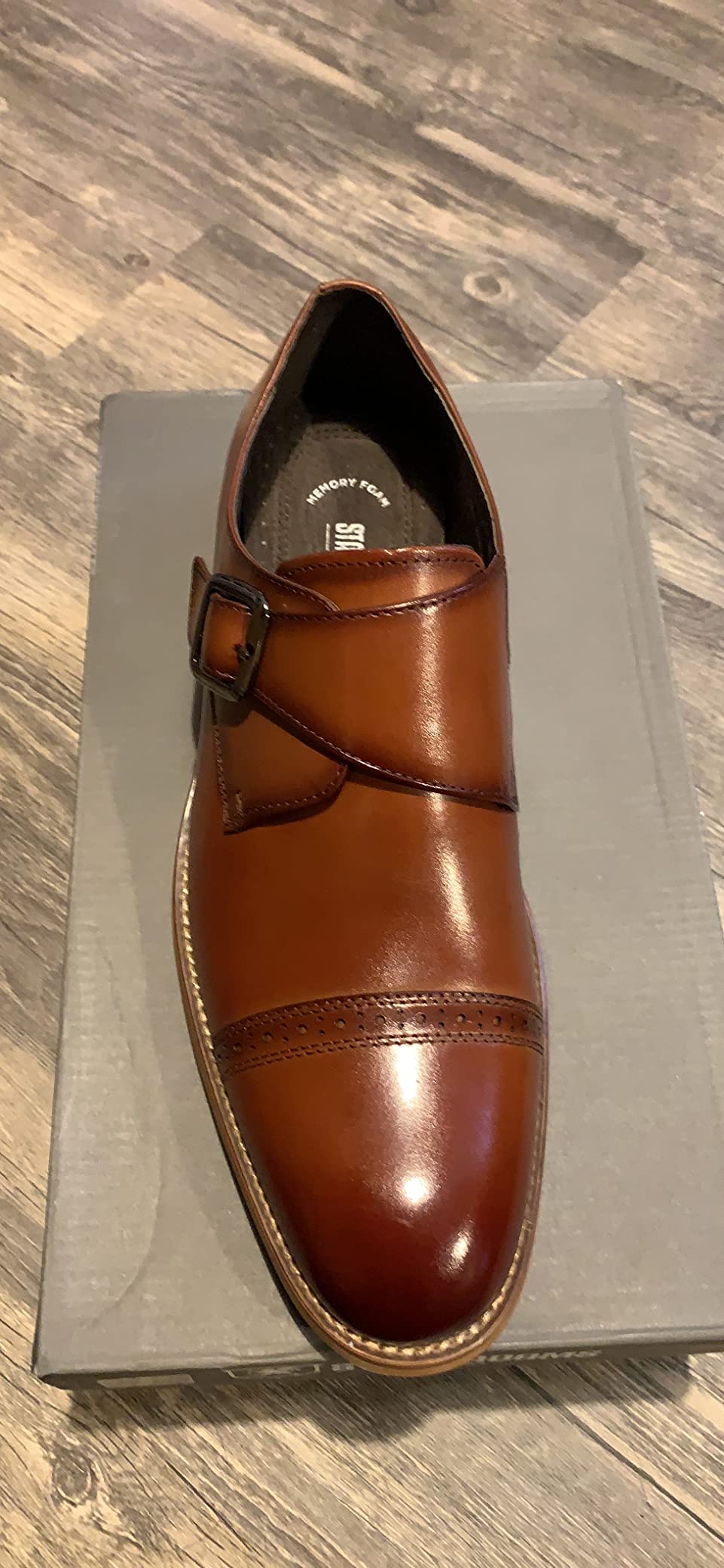 Stacy Adams Desmond Cap-Toe Monk-Strap Loafer customer photo 2