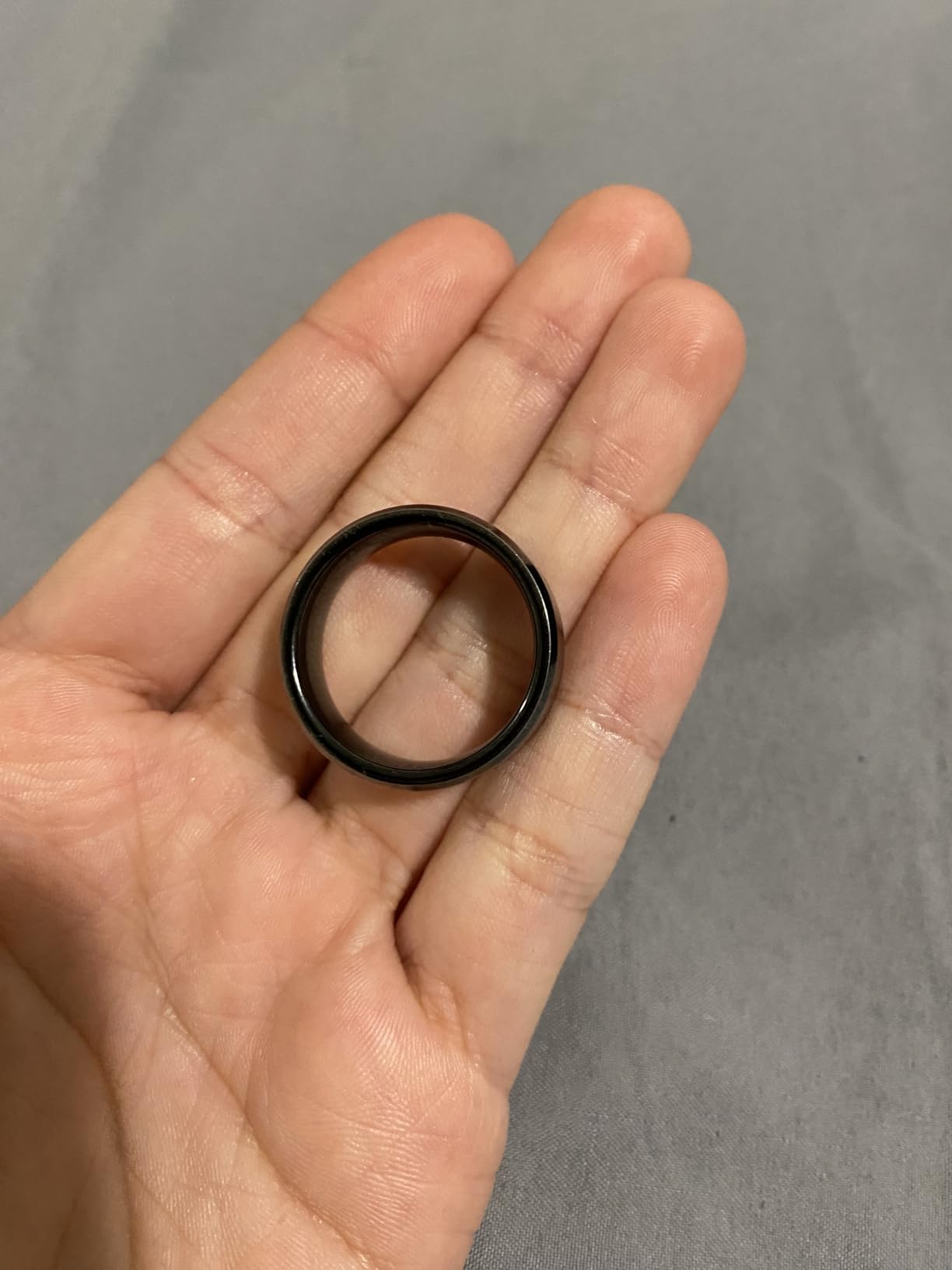 4mm 6mm 8mm Black/Silver/Gunmetal/Gold Tungsten Wedding Couple Bands Rings Men Women Matte Brushed Finish Center Engraved I Love You Size 4 To 17 customer photo 1