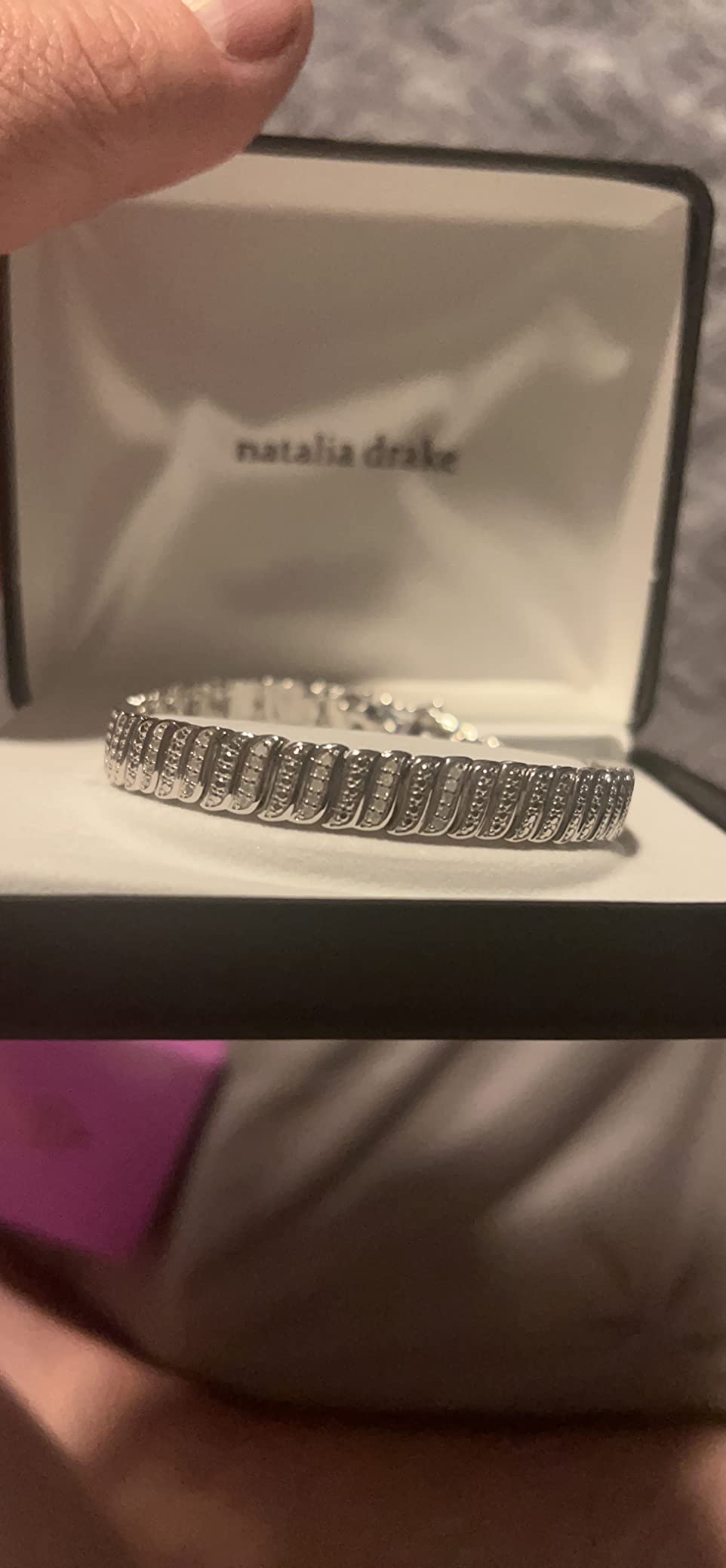 1/4 Cttw Diamond S Link Tennis Bracelet for Women in 925 Sterling Silver Color I-J/Clarity I2-I3 customer photo 1
