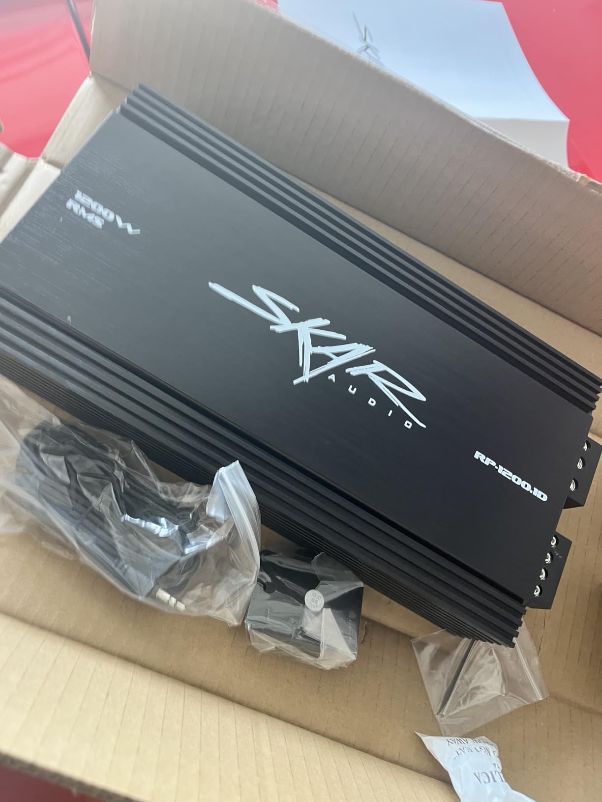 Skar Audio RP-1200.1D Monoblock Class D MOSFET Amplifier with Remote Subwoofer Level Control, 1200W customer photo 2