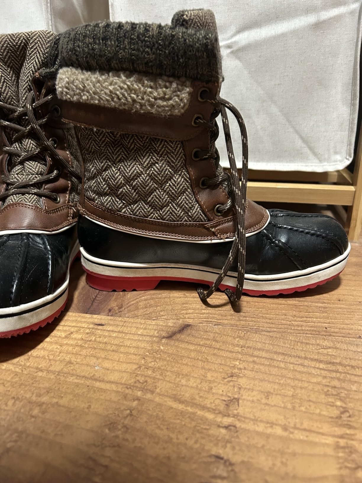 DREAM PAIRS Women's Mid Calf Duck Winter Boots | 3M Thinsulate Insulation, Waterproof Upper, Adjustable Straps, EVA Rubber Treaded Outsole customer photo 1