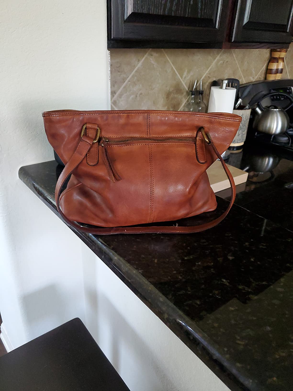 Genuine Leather Purse For Women - Tote Shoulder Handbag - Work & Casual Bag customer photo 2