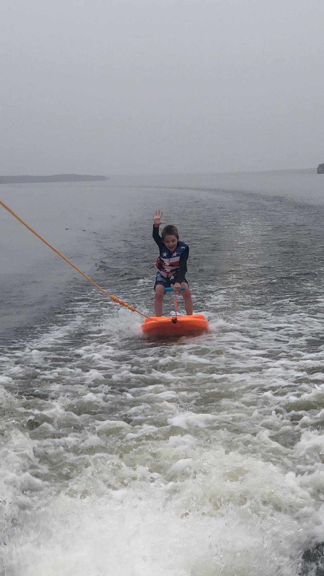 Coast Board All-in-One Kid's Wakeboard, Trainer Board, Kneeboard, and Water Skis with Rope Handle, Ideal for Water Sports and Boating, Perfect for Beginners and Young Riders customer photo 1