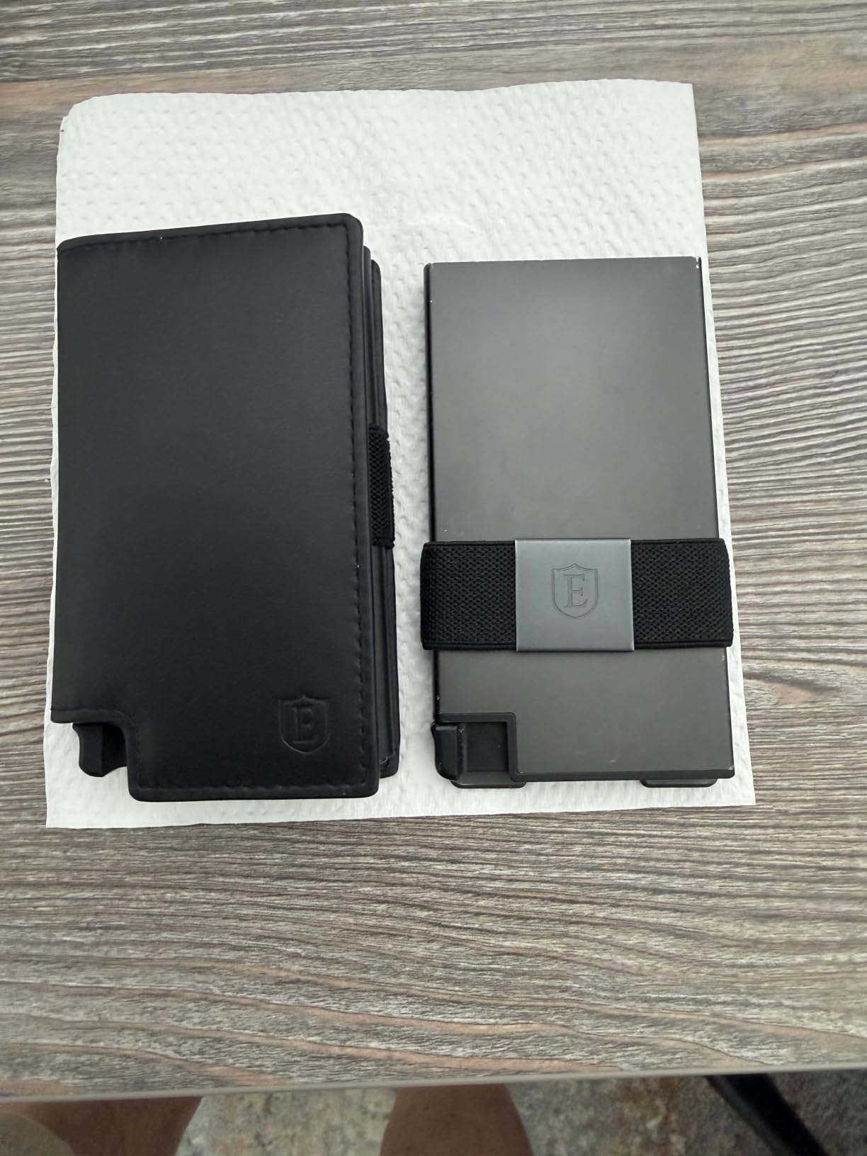 Ekster Parliament Pop Up Minimalist Wallet for Men - Nappa Black customer photo 1
