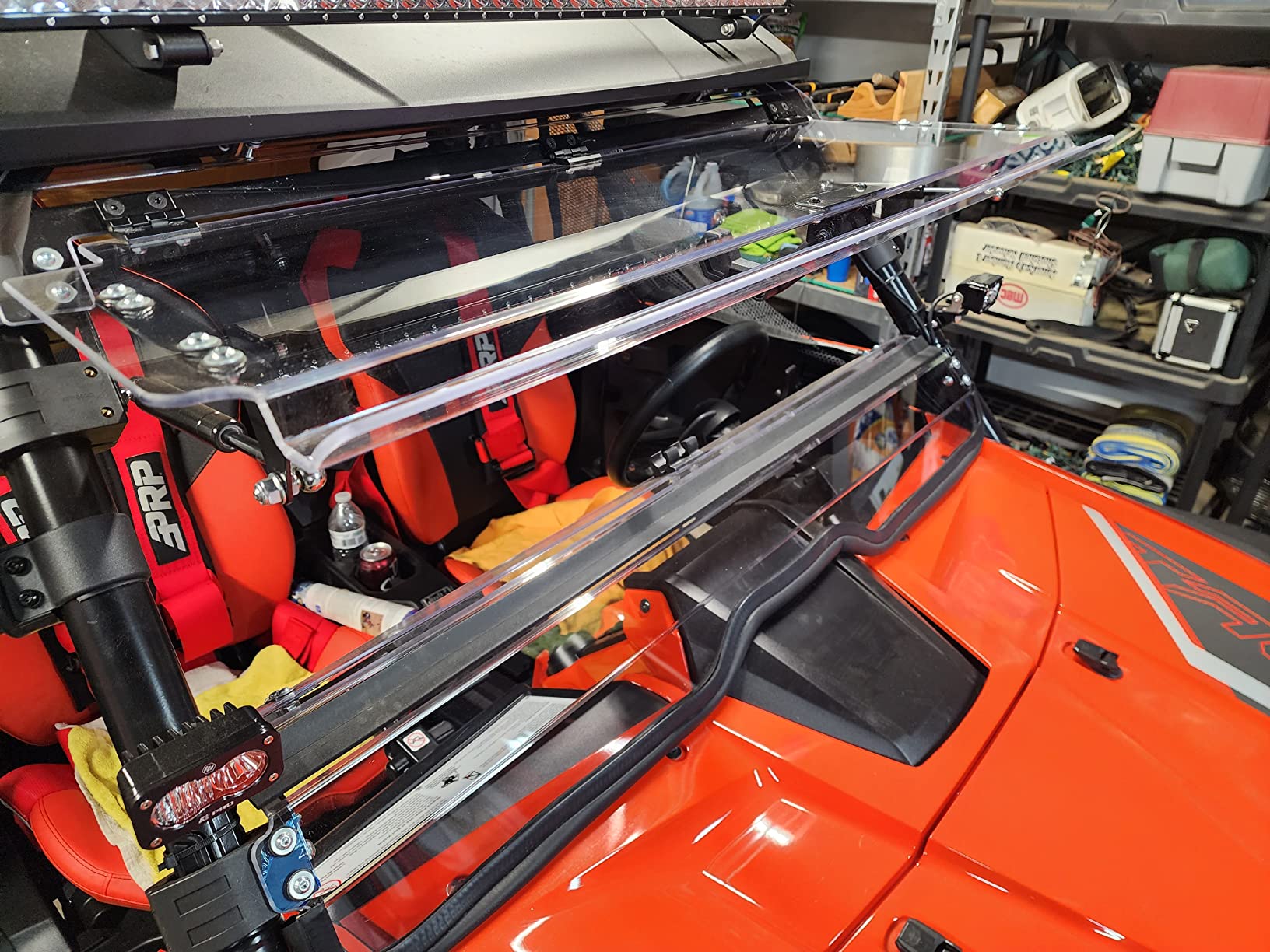SuperATV Flip Windshield for Honda Talon 1000 | 2019-2022 | 1/4