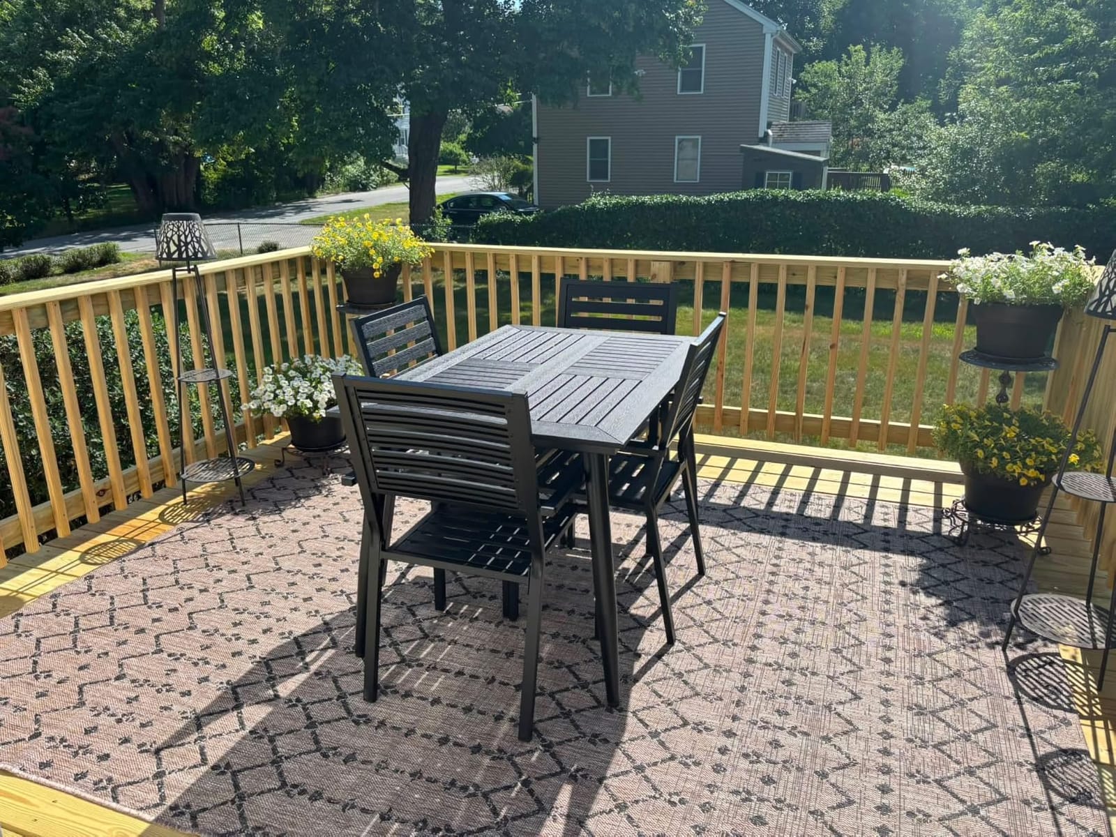 JONATHAN Y Moroccan Geometric Indoor Outdoor Area Rug 8X10 Natural/Black, Ourika Textured Weave for Backyard, Patio, Porch, Easy-Cleaning, High Traffic, Pet-Friendly, Non-Shedding (SMB108D-8) customer photo 2