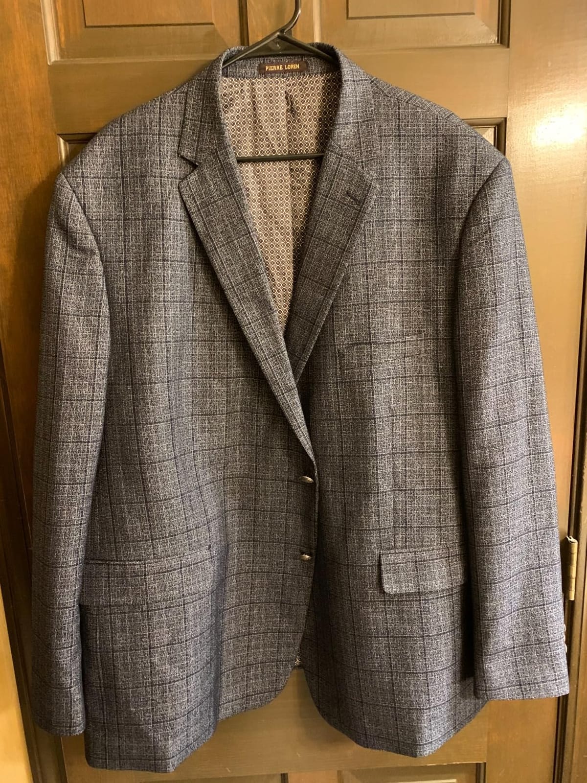 AMY ZHU Men's Classic Fit Stretch Blazer 2-Button Sport Coat Big & Tall customer photo 2