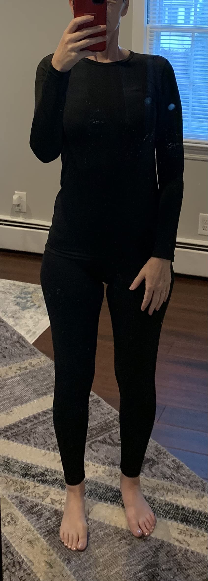 ViCherub Thermal Underwear for Women Long Johns Base Layer Thermals Set | Warm Fleece Lined Top & Bottom Thermal Set, Winter Clothing for Cold Weather,Moisture-Wicking, Heat Retention, Ultra Soft customer photo 1