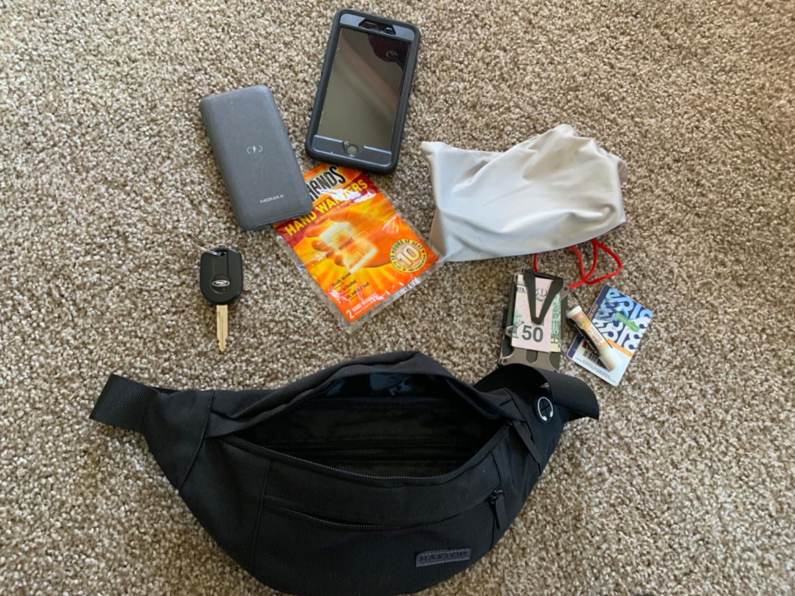 Large Crossbody Fanny Pack for Women Men Shoulder Sling Bag Fit All Phones customer photo 1