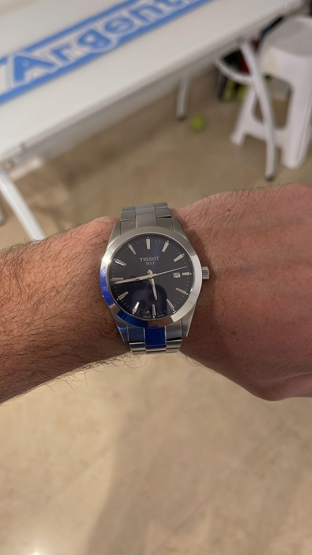 Tissot Mens Gentleman Stainless Steel Dress Watch customer photo 1