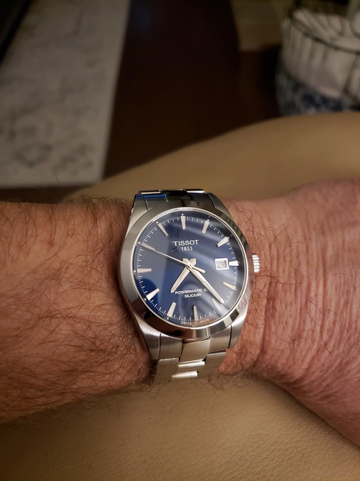Tissot Mens Gentleman Stainless Steel Dress Watch customer photo 2