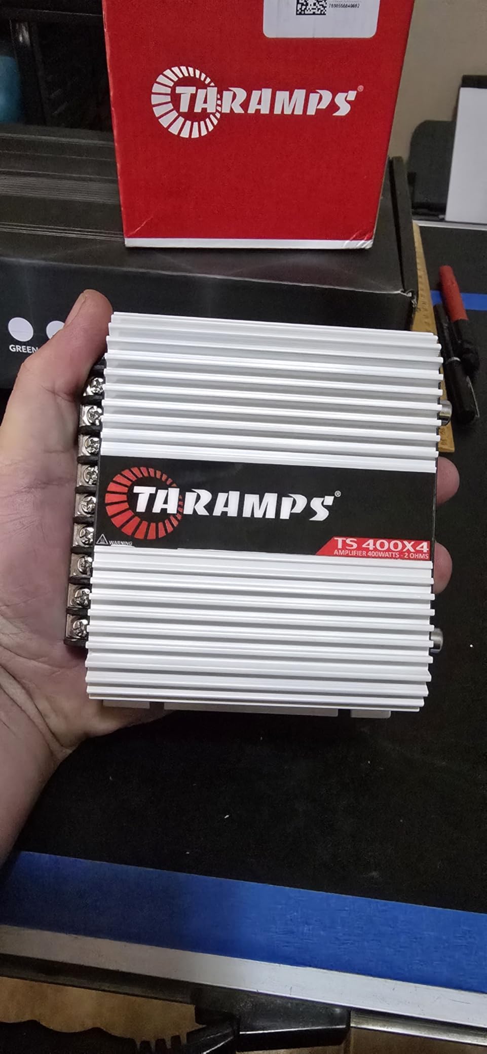 Taramps TS 400x4 400 Watts RMS 4 Channels Full Range Car Audio Amplifier, Class D, Compact customer photo 1