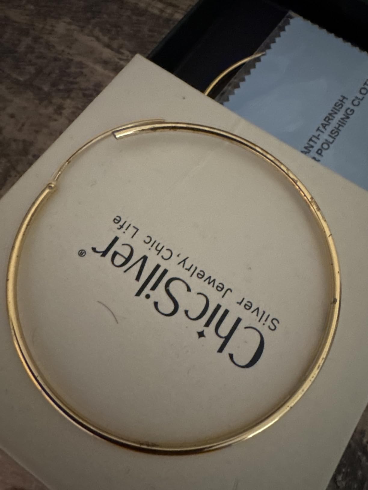 ChicSilver 925 Sterling Silver Hoop Earrings for Women Hypoallergenic, Lightweight Large Gold Plated Silver Hoop Earrings, Endless Hoops Earring 20/30/40/50/60/70MM customer photo 1