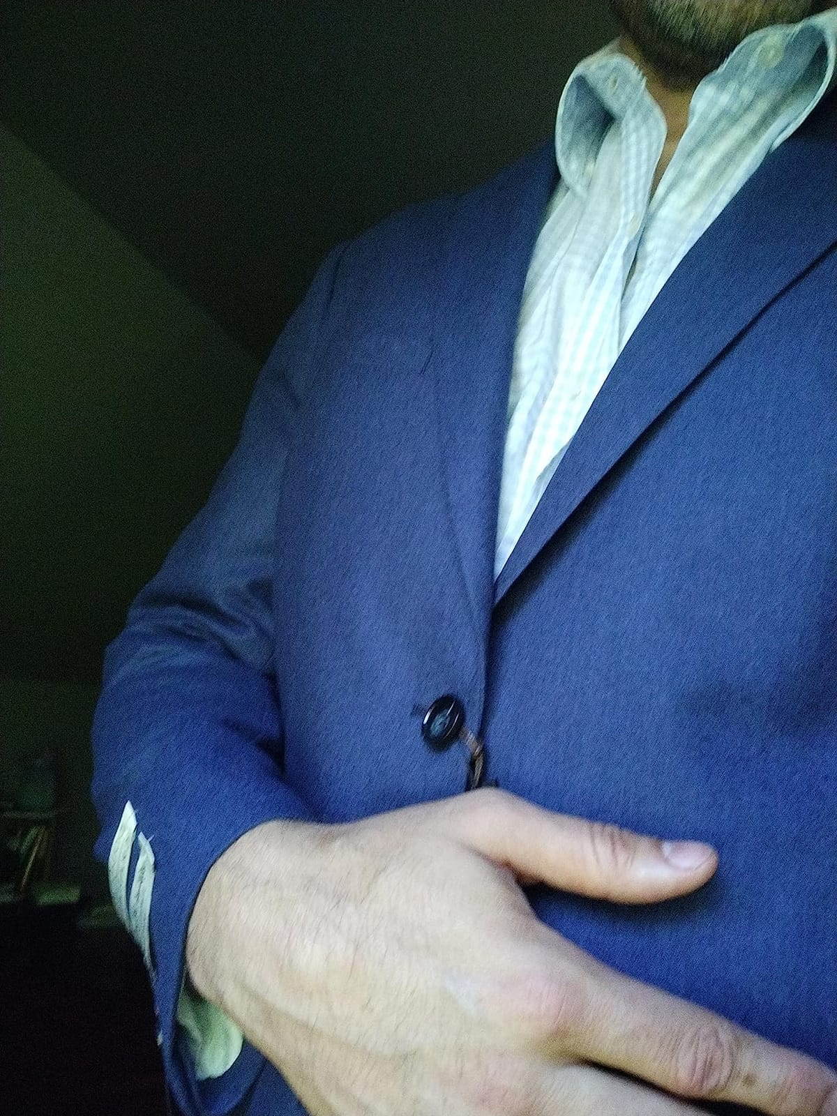 Men's Single Breasted Ultra Slim Fit Wool Blazer/Sport Coat - Many Styles and Colors customer photo 2