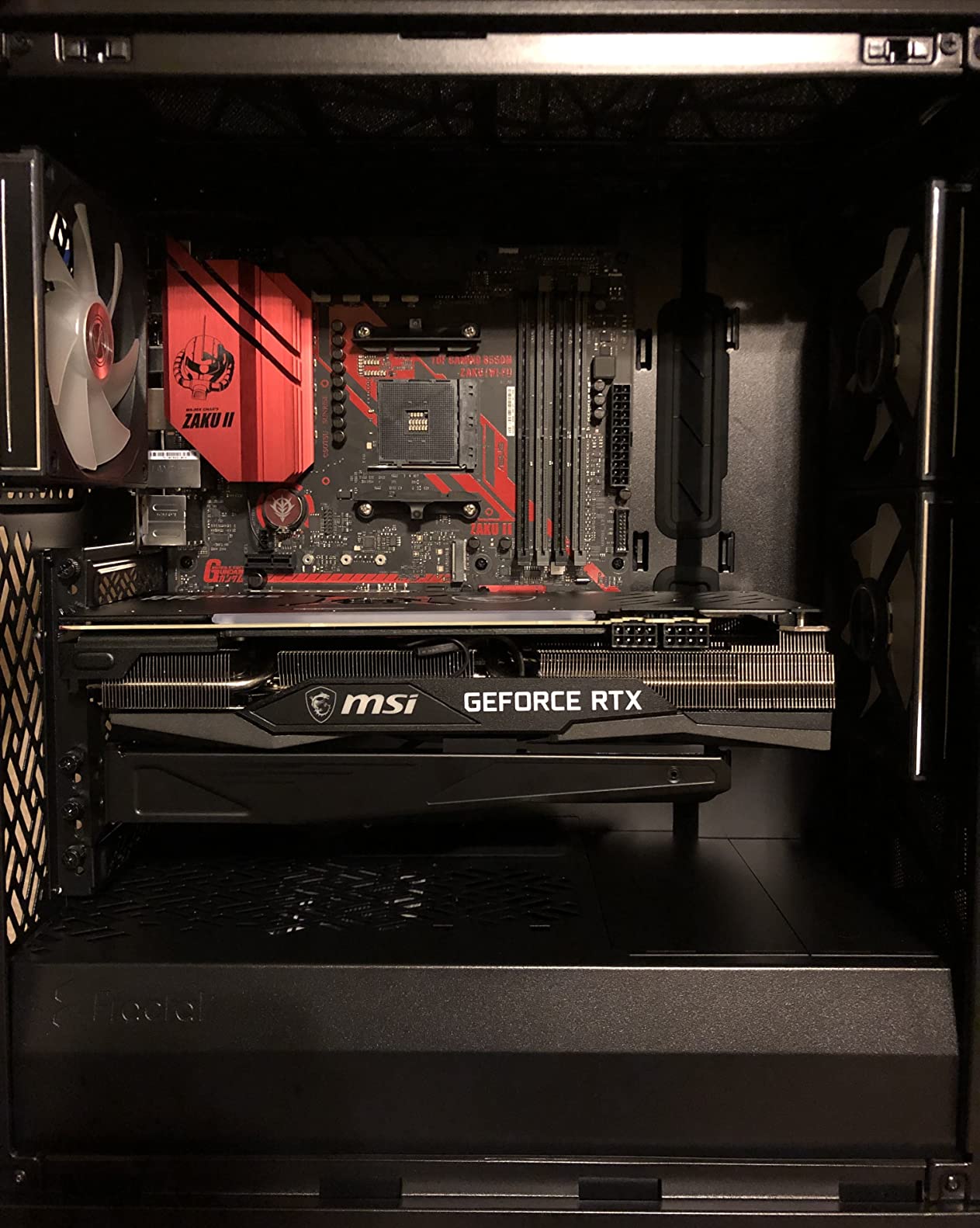 Fractal Design Meshify 2 Compact Black ATX Flexible High-Airflow Light Tinted Tempered Glass Window Mid Tower Computer Case customer photo 2
