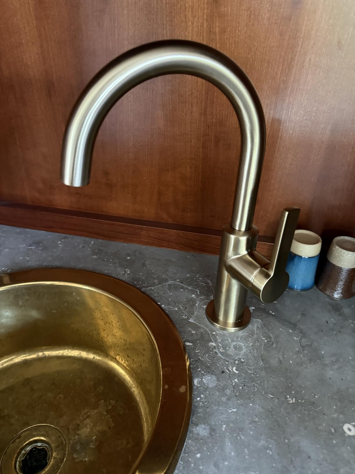 KRAUS Oletto Single Handle Kitchen Bar Faucet in Spot Free Stainless Steel, KPF-2822SFS customer photo 2