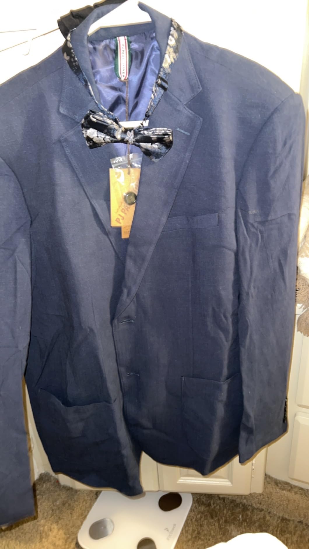 Mens Linen Blazer Slim Casual Sport Coats Lightweight Jacket customer photo 1