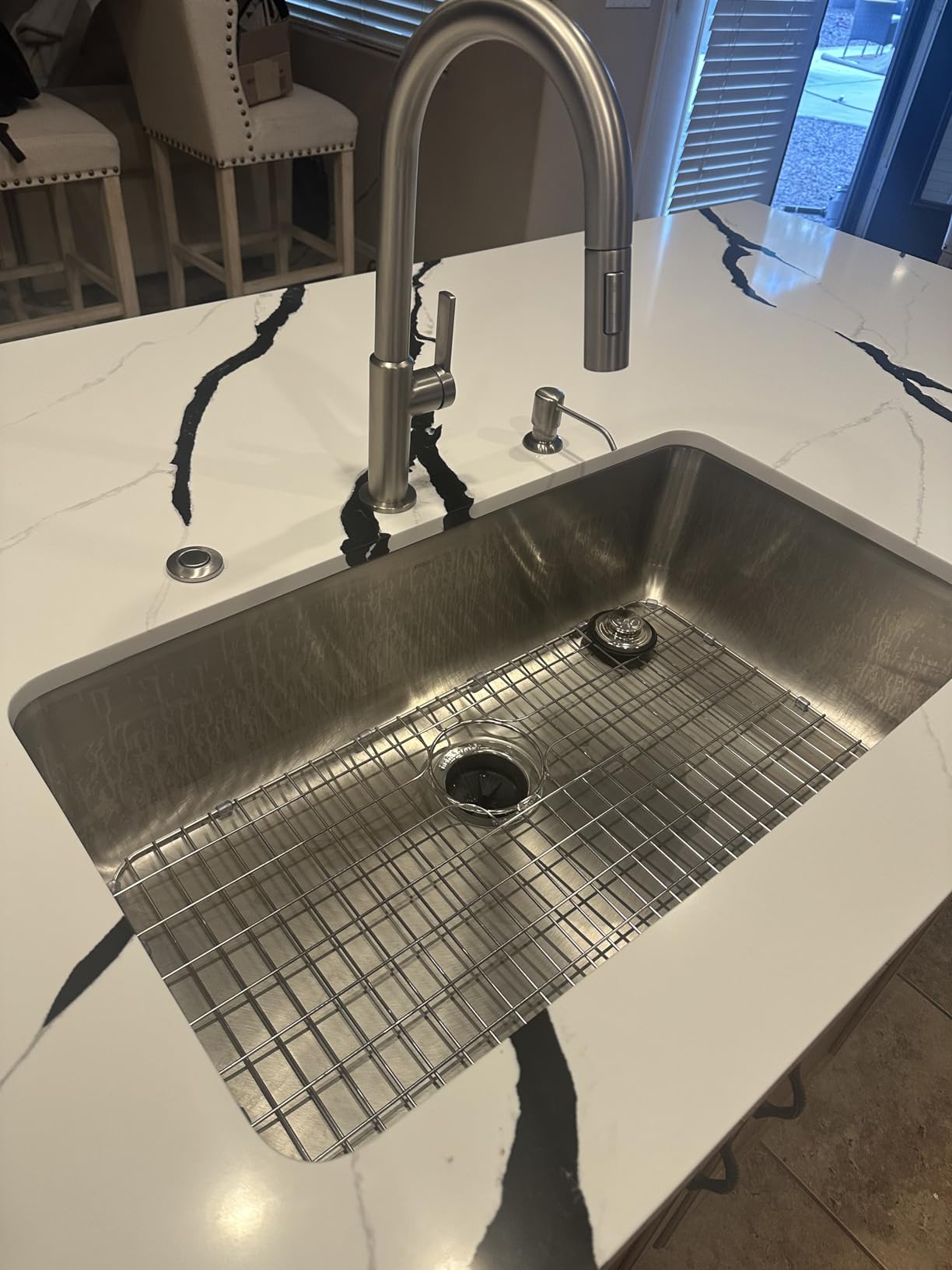 KRAUS Dex 33-inch Undermount 16 Gauge Stainless Steel Single Bowl Kitchen Sink, KA1US33B customer photo 1