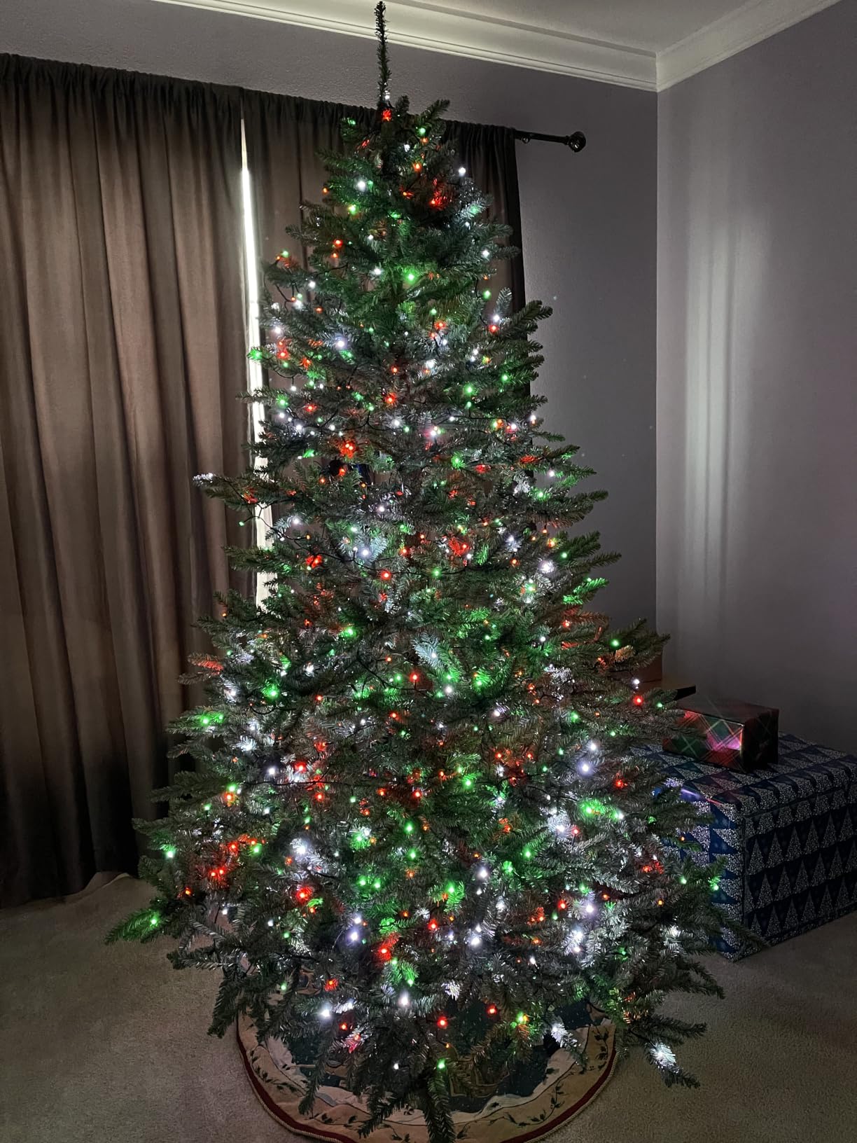 Twinkly Strings 600 LED RGB, LED Light String, Smart Multicolor LED Lights, Christmas Lights, Mappable LEDs, IP44, Green Wire, Packaging May Vary, 157.5ft customer photo 1