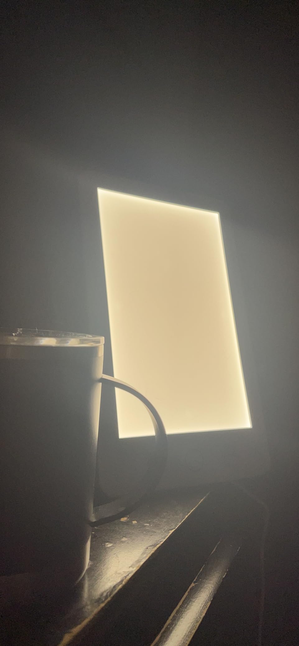 Verilux HappyLight Touch Plus - Light Therapy Lamp with 10,000 Lux, UV-Free, LED Bright White Light with Adjustable Brightness, Color, Countdown Timer, & Detachable Stand - Boost Mood, Sleep, & Focus customer photo 2