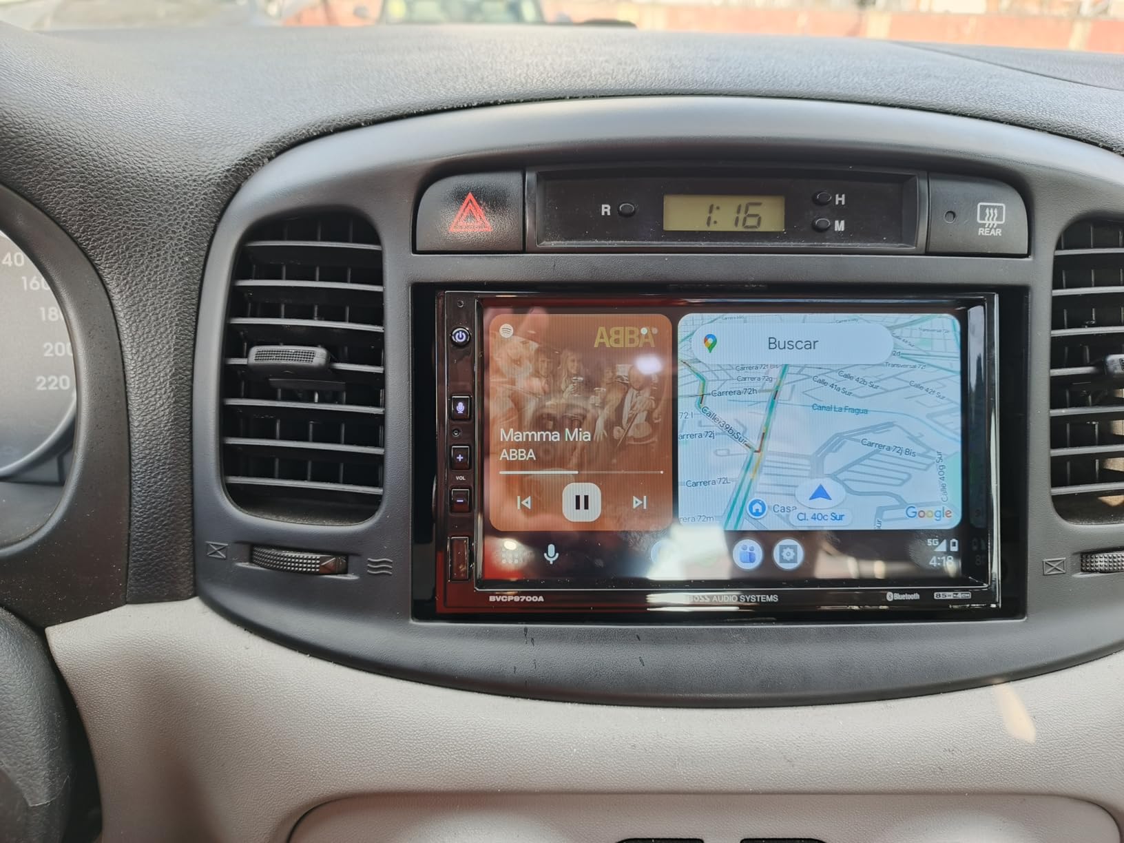 BOSS Audio Systems BVCP9700A Car Stereo - Apple CarPlay, Android Auto, Double Din, 7 Inch Touchscreen, Bluetooth, No CD DVD Player, AM/FM Radio Receiver customer photo 1
