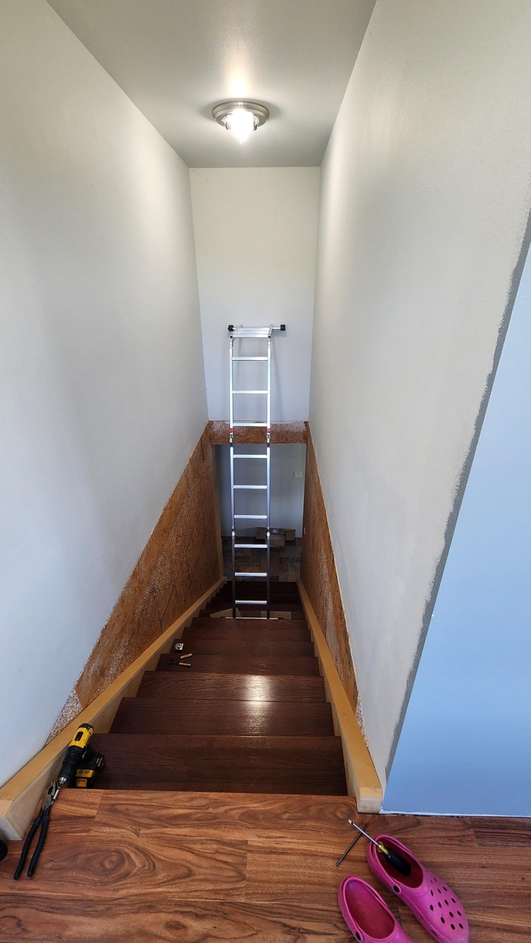 LUISLADDERS Folding Ladder Multi-Purpose Aluminium Extension 7 in 1 Step Heavy Duty Combination EN 131 Standard (12.5 Feet) customer photo 1