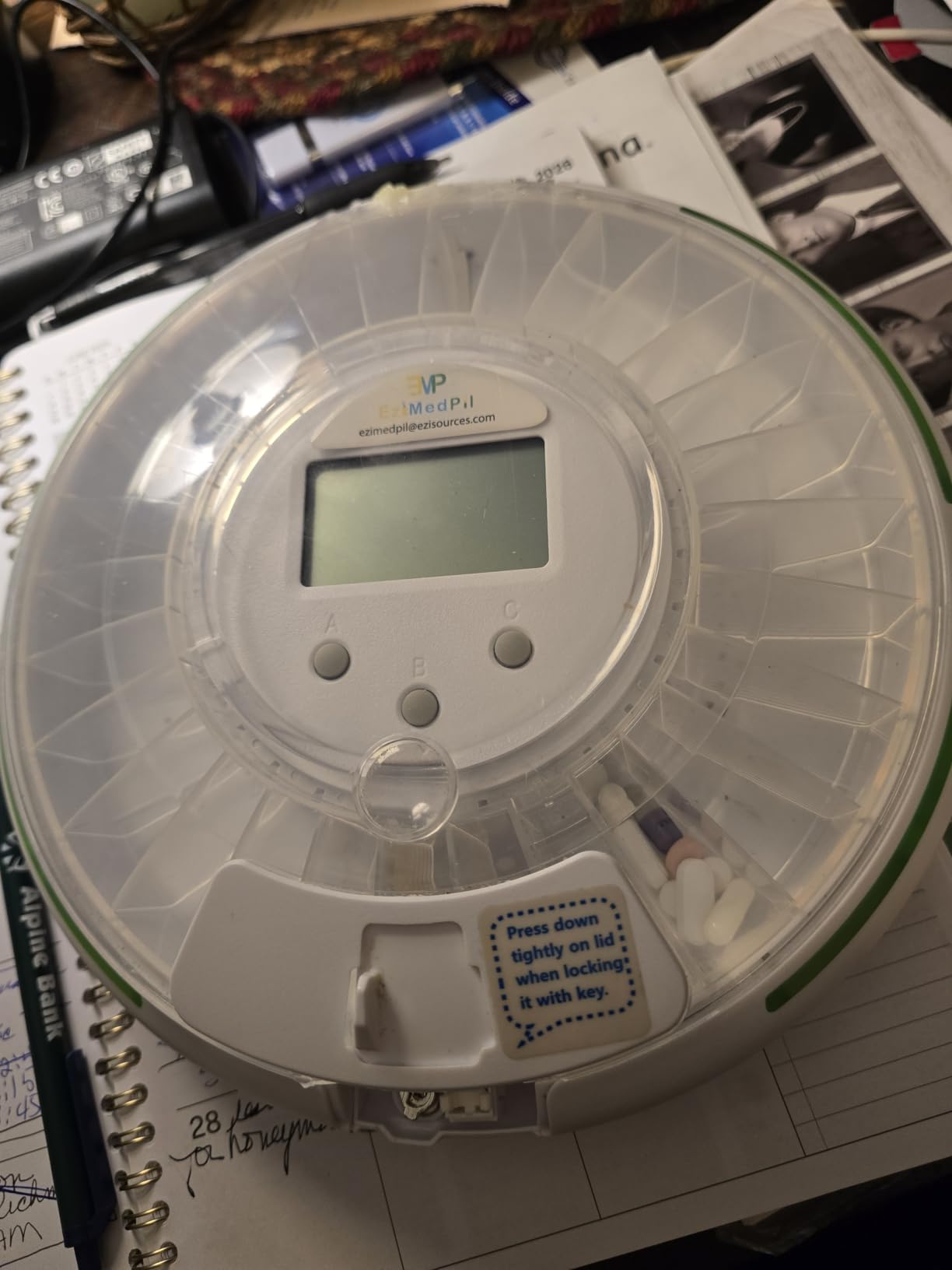 EziMedPil Automatic Pill Dispenser with Alarm for the Elderly customer photo 2