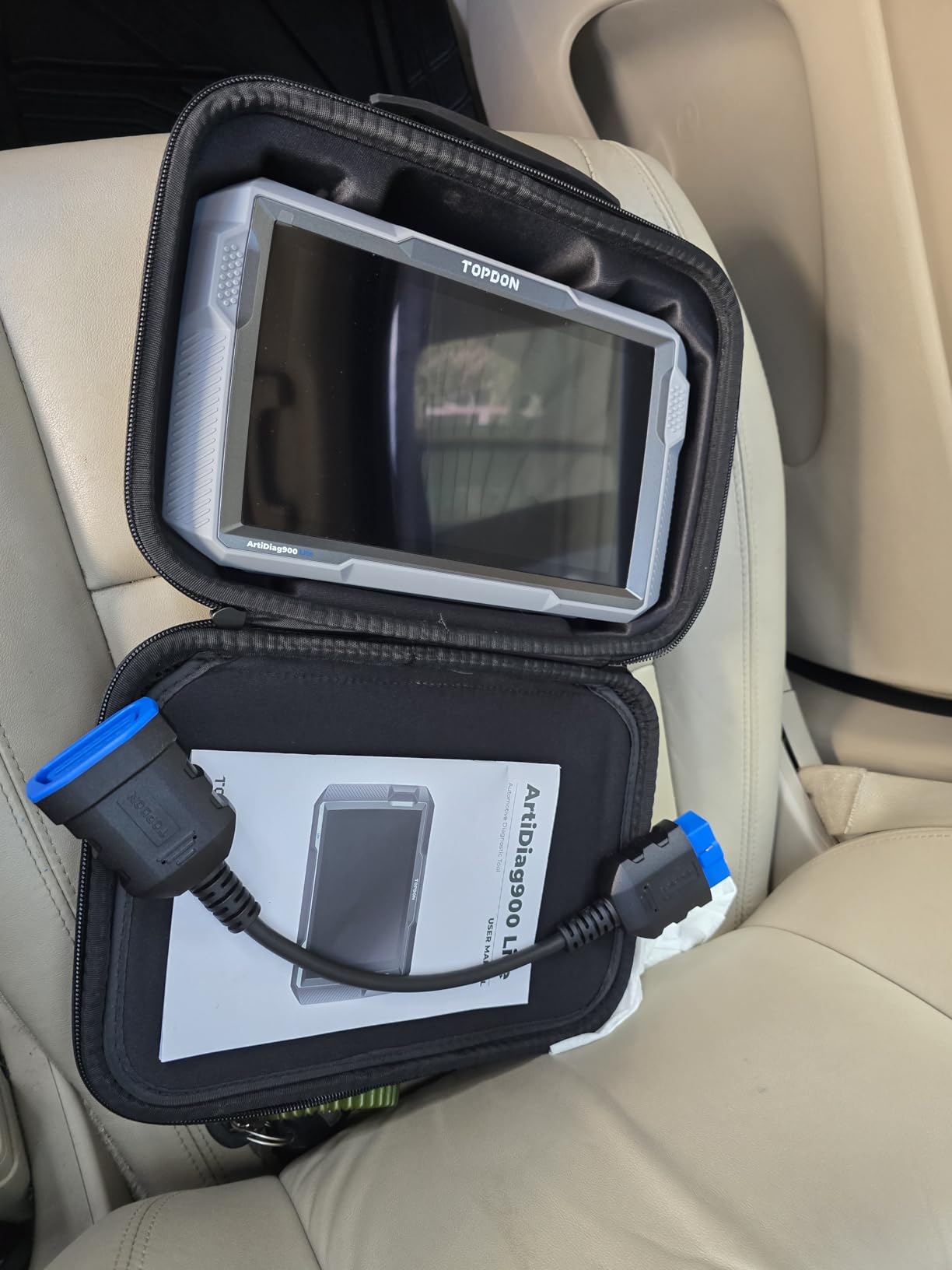 TOPDON AD500 OBD2 Scanner Car Diagnostic Tool, Engine ABS SRS Transmission | Oil SAS Throttle TPMS BMS EPB Reset, AutoVIN, Car Check Engine Code Reader with Battery Test, Lifetime Wi-Fi Free Update customer photo 2