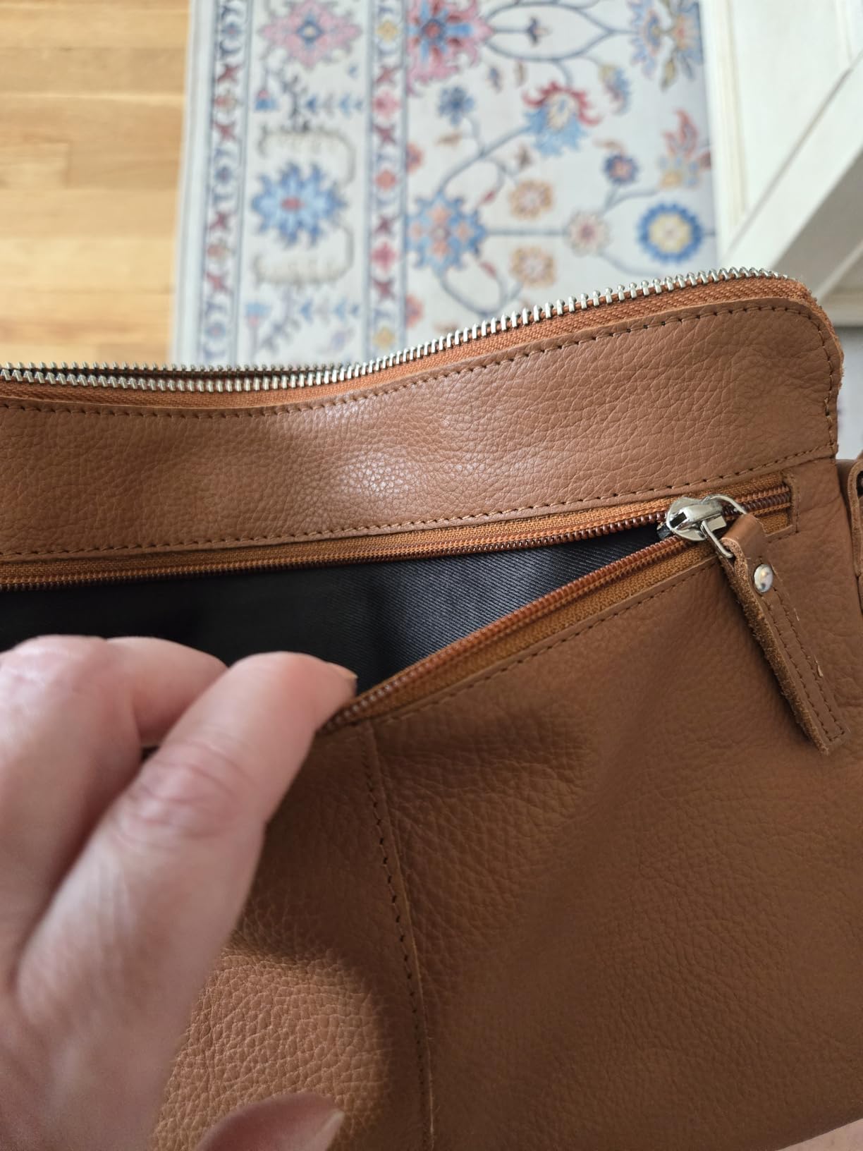 Wise Owl Accessories Leather Crossbody Bags for Women Small Soft Genuine Pebbled Sling Shoulder Handbag customer photo 2
