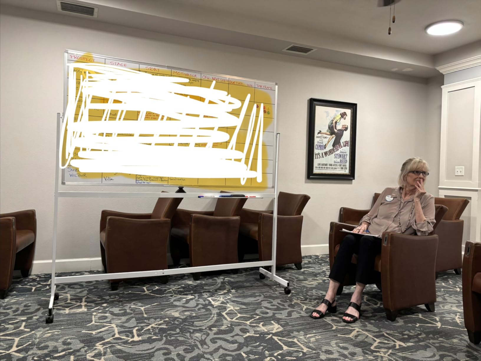 Maxtek Rolling Whiteboard 72 x 40 in, Large Double-Sided Magnetic Standing customer photo 1