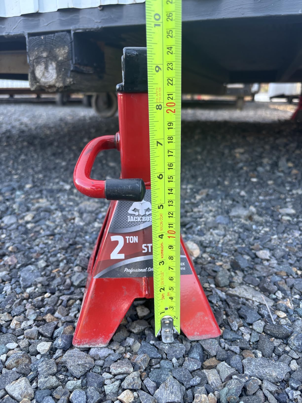 Jack Boss Jack Stands Low Profile 2 Ton (4000 LBs) Lifting Car Stand, Fit Use for Cars Automotive Small Vehicles, 2 Pack customer photo 1
