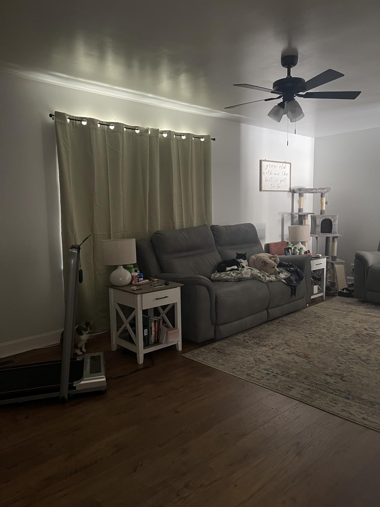 H.VERSAILTEX 100% Blackout Curtains for Bedroom Thermal Insulated Blackout Curtains 84 inch Length Heat and Full Light Blocking Curtains for Living Room with Black Liner 2 Panels Set, Light Sage customer photo 2