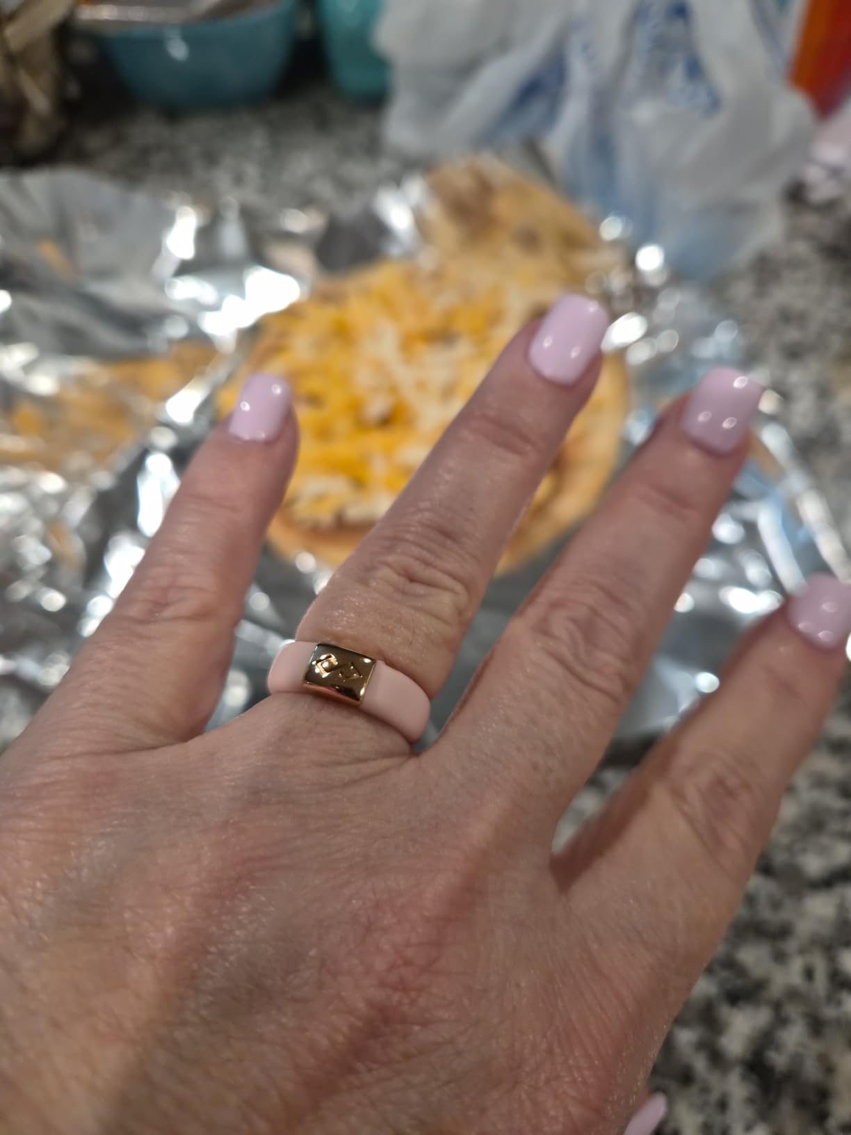 Rings for Couples, Infinity & Metal customer photo 2