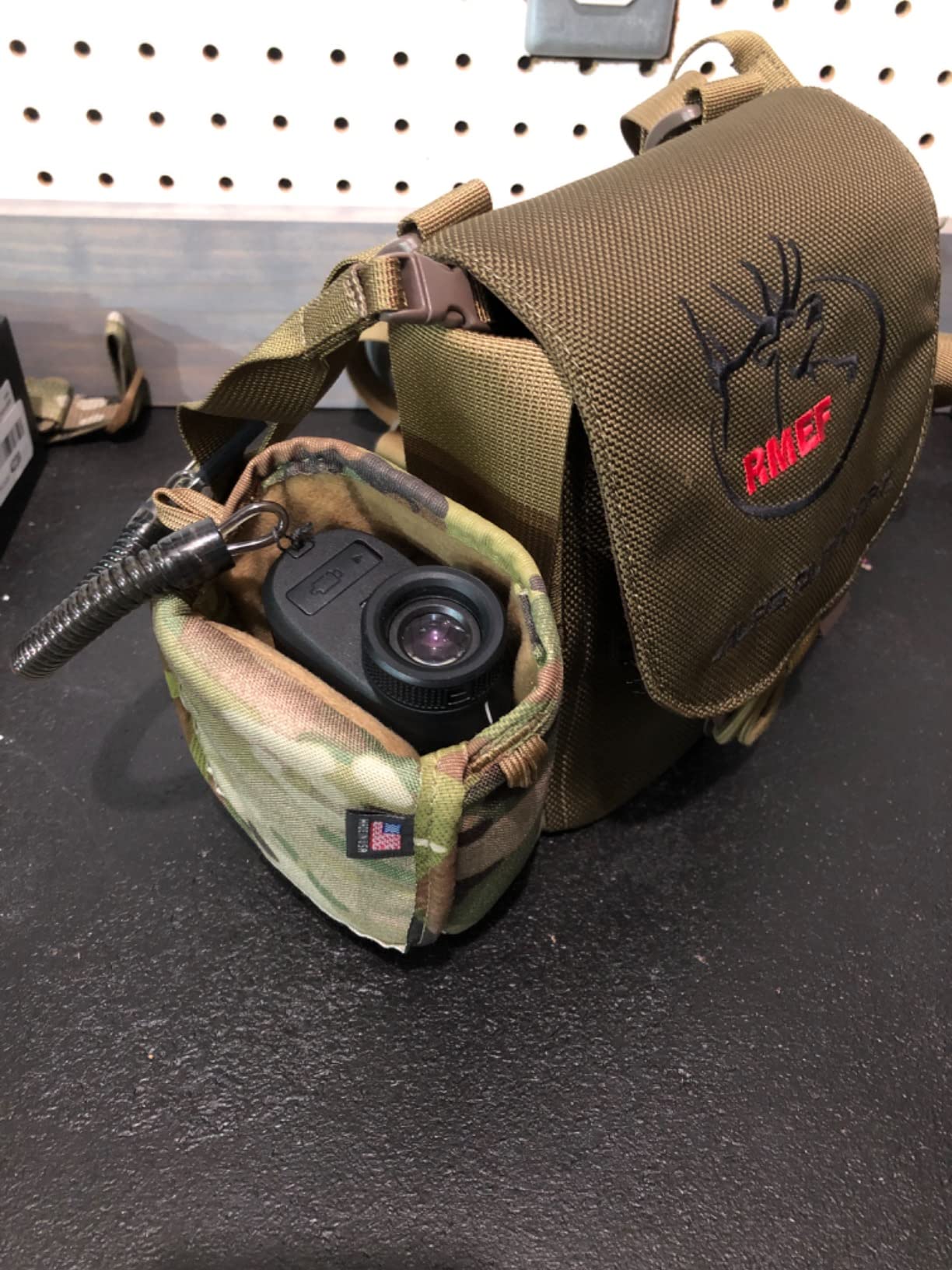 TIDEWE Hunting Rangefinder, Rechargeable Camo Laser Range Finder 700/1000Y | 6X Magnification Range Finder, Distance/Angle/Speed/Continuous Scan Modes, Rechargeable Battery, Water-Resistant, Carry Case customer photo 1