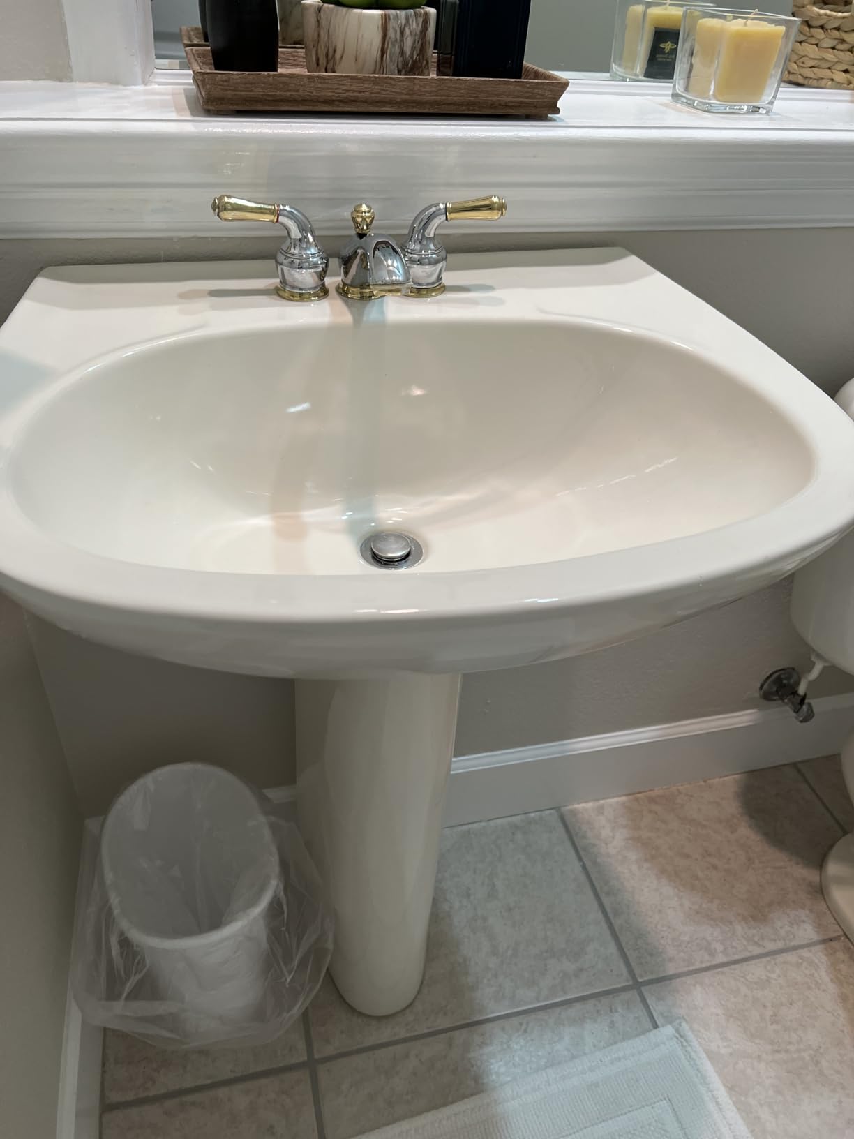 Modway Render Vanity Floor, 24 Inch, Oak/White Sink customer photo 2