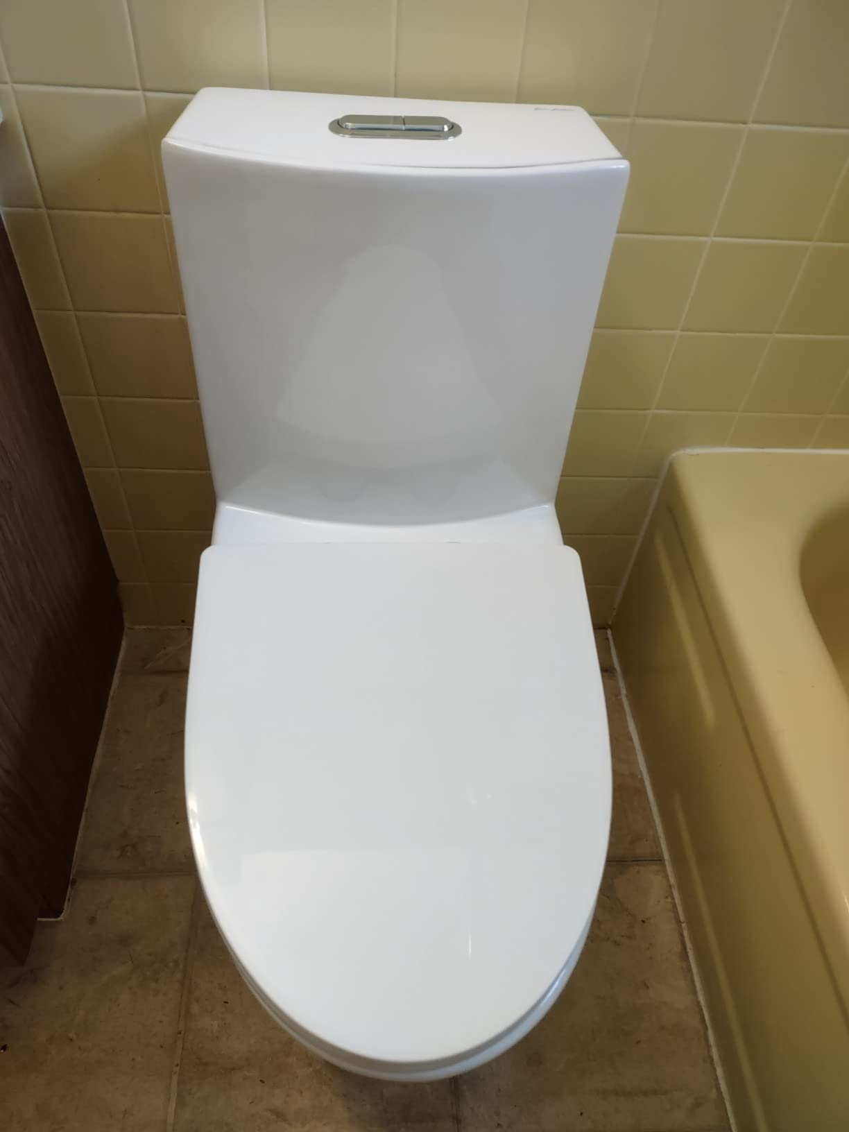 St. Tropez One Piece Elongated Toilet Dual Vortex Flush 1.1/1.6 gpf with 10