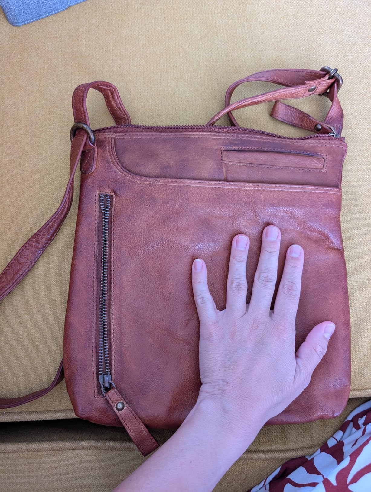 Genuine Leather Crossbody Bag For Women - Medium Cross Body Handbag Purse customer photo 1