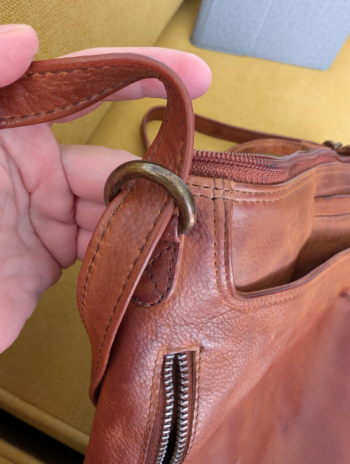 Genuine Leather Crossbody Bag For Women - Medium Cross Body Handbag Purse customer photo 2