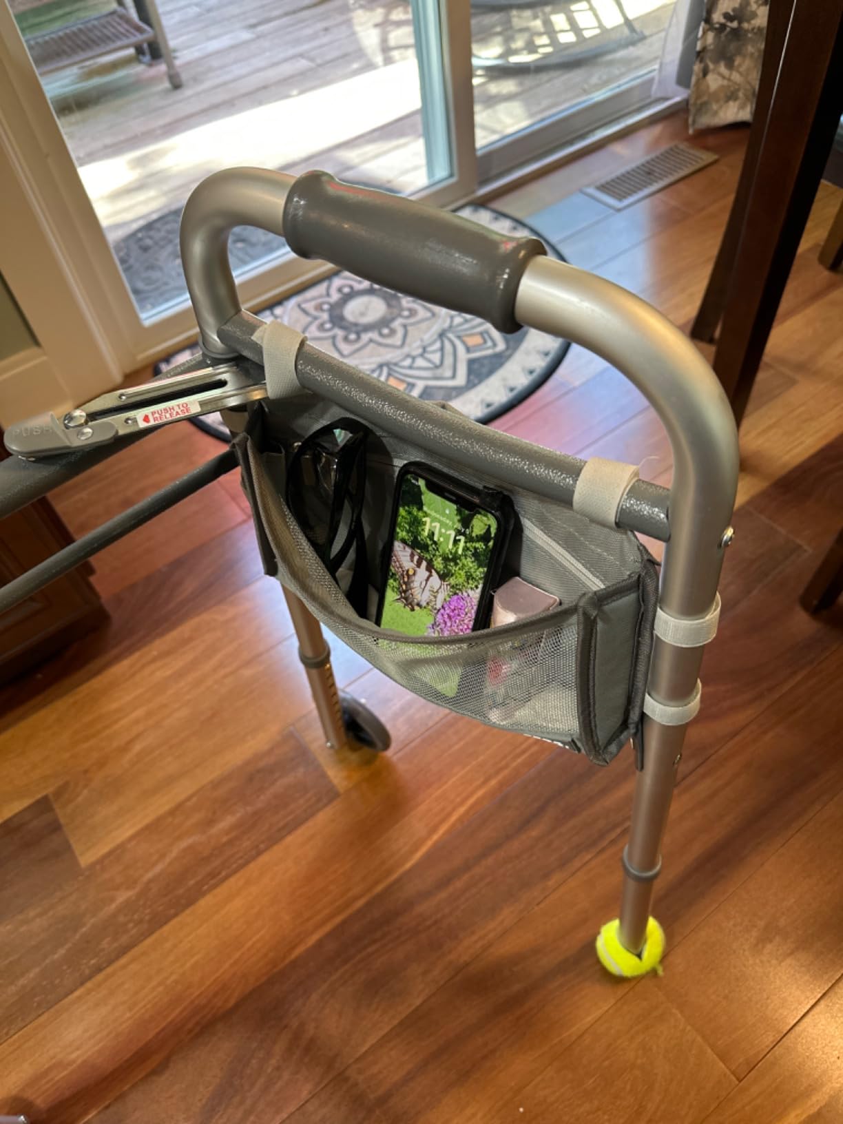 Lunderg Bed Assist Rail for Seniors with Motion Light & Non-Slip Grab Bar | Easy to Install Bed Rails for Elderly Adults Safety & Post-Surgery - Helps Reduce Falls & Support Independence customer photo 2