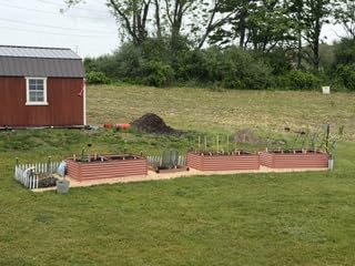 Best Choice Products 8x4x2ft Outdoor Metal Raised Garden Bed, Deep Root Planter Box for Vegetables, Herbs & Flowers, 478-Gallon Capacity, 100% Non Toxic Materials - Gray customer photo 2