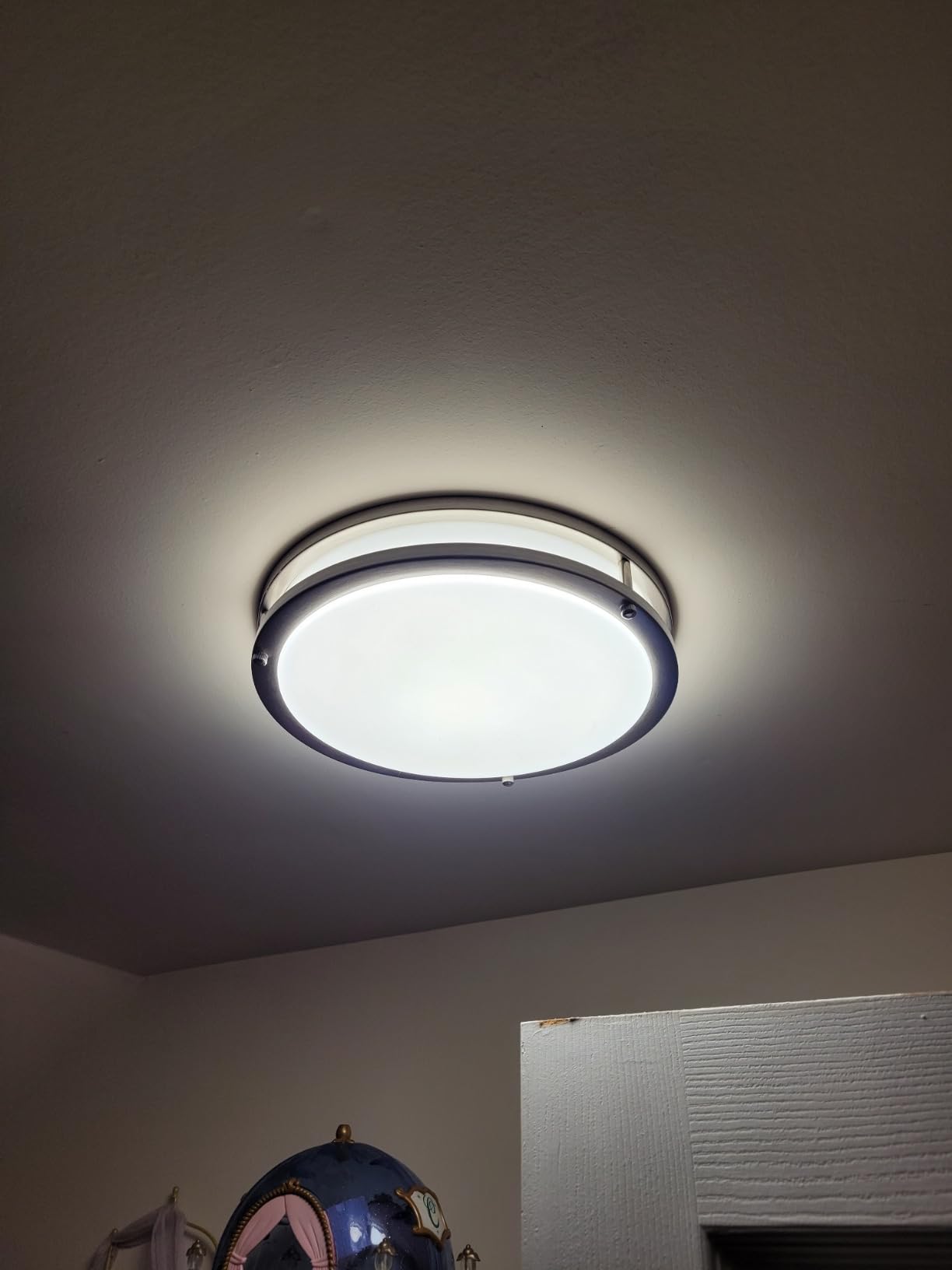 36W LED Ceiling Light Fixture, 12in Modern Flush Mount Ceiling Lights | Dimmable Ceiling Lamps Super Bright 3200LM, 3000K/4000K/5000K Adjustable for Bedroom Kitchen Bathroom Hallway, 2-Pack customer photo 2