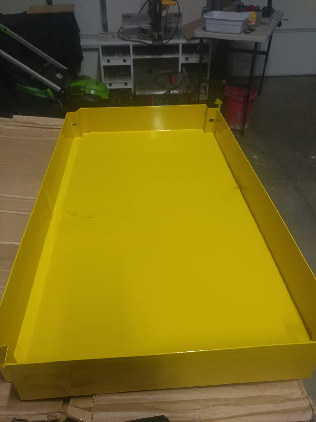Portable Parts Washer Cart 20-Gallon Tank Solvent Capacity: 12-Gallon | Solvent Capacity: 12-Gallon, 110/120V, Pump Output: 317 gph, Drying Shelf w/Drain and Removable Pan, Storage Shelf customer photo 2