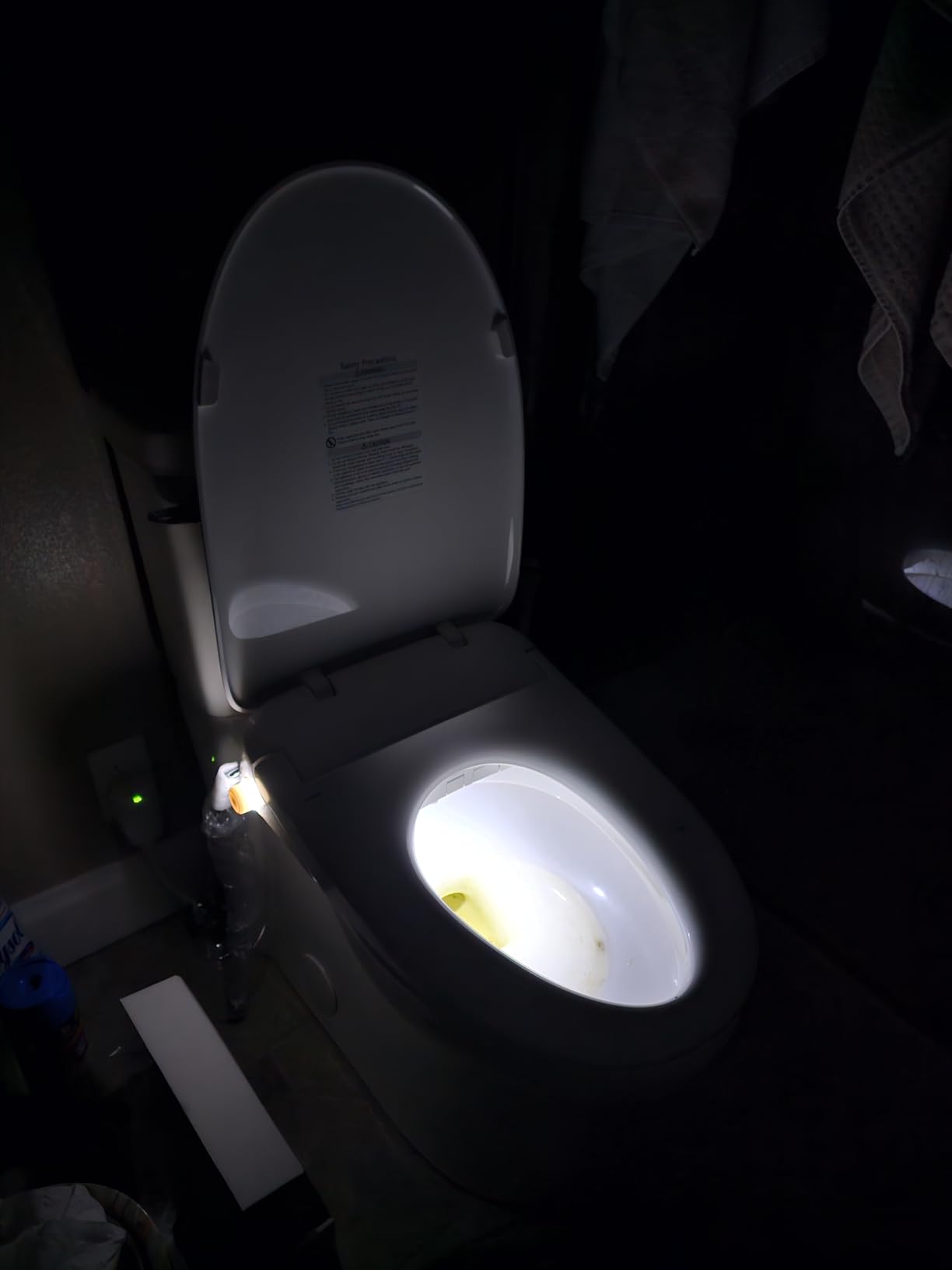 ALPHA BIDET UX Pearl Bidet Toilet Seat in Elongated White | Ultra Low Profile | Endless Warm Water | Arced Stainless Steel Nozzle | LED Nightlight | Dryer | Deodorizer | 3 Year Warranty customer photo 2
