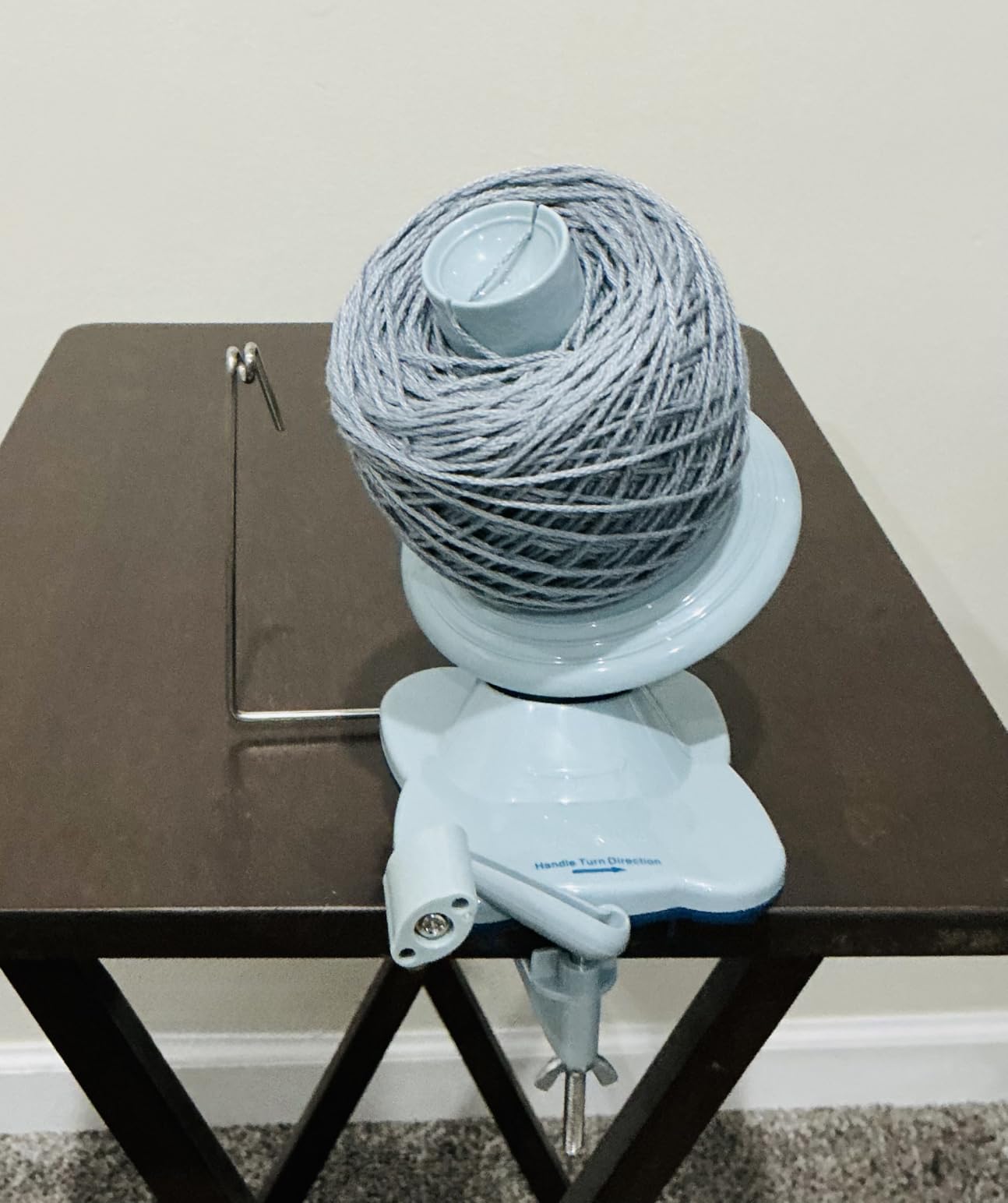 Knit Picks Yarn Ball Winder for Knitting and Crocheting (Purple) | Manual ball winder that winds up to 100g or 3.5 ounces of yarn into a cake customer photo 1