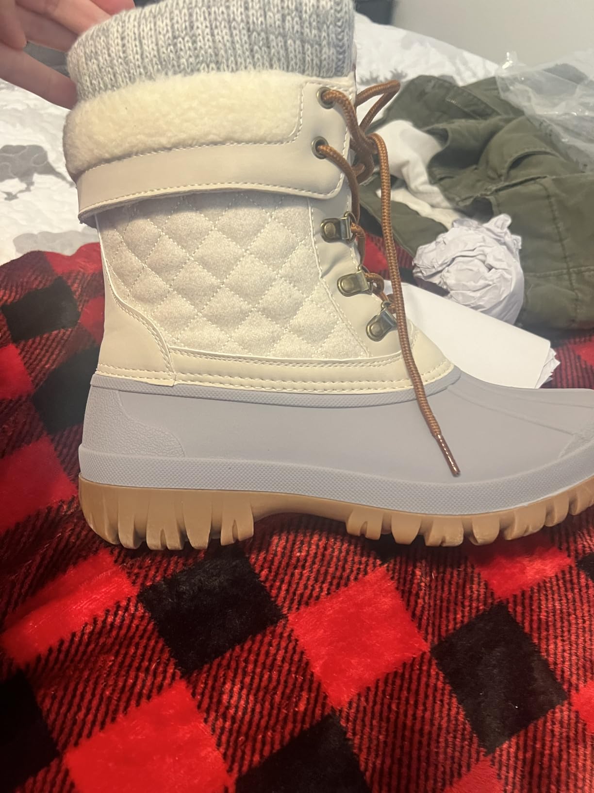 ALEADER Womens Winter Snow Boots | Waterproof Shell | Duck Boots customer photo 1