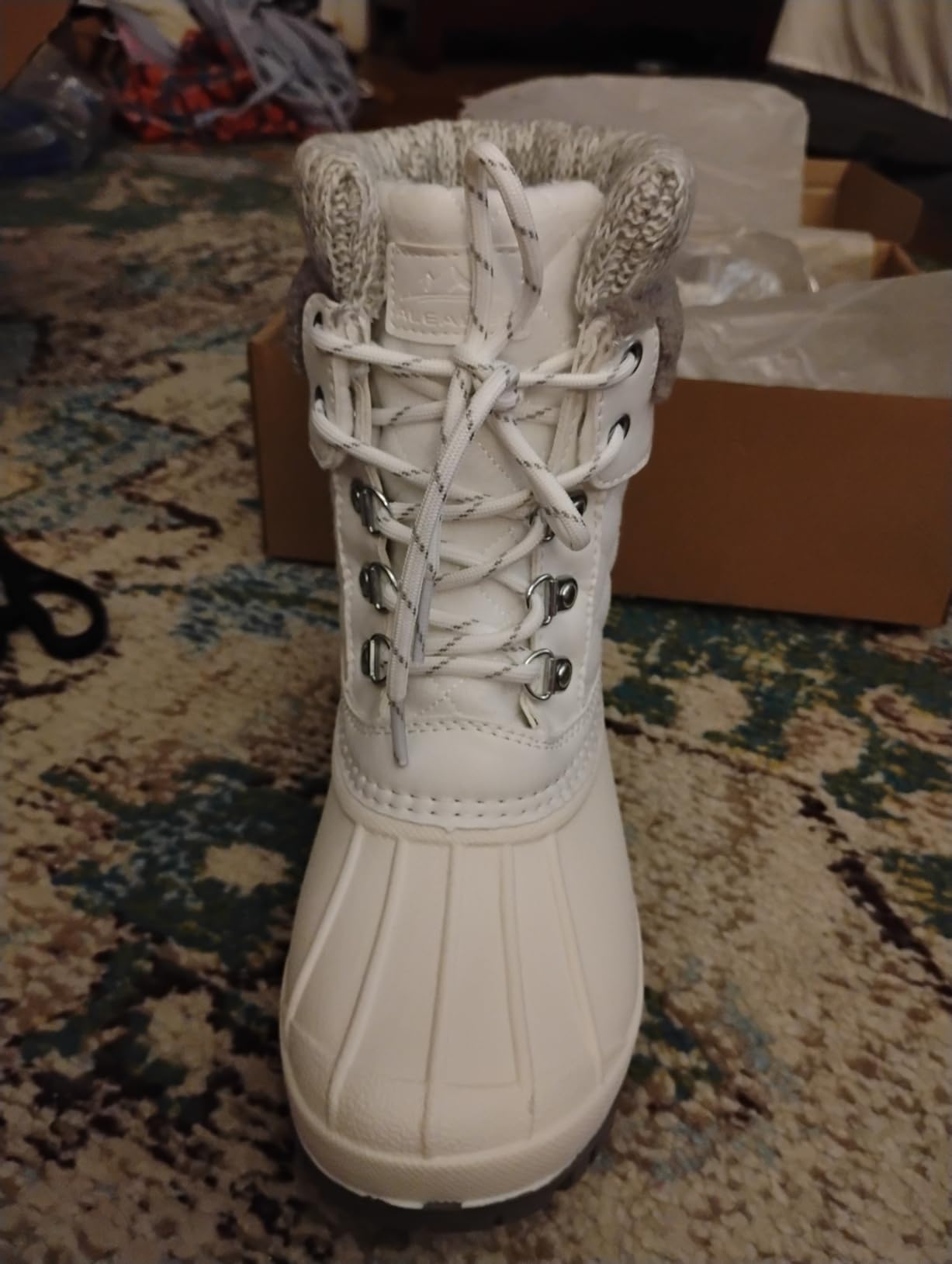 ALEADER Womens Winter Snow Boots | Waterproof Shell | Duck Boots customer photo 2