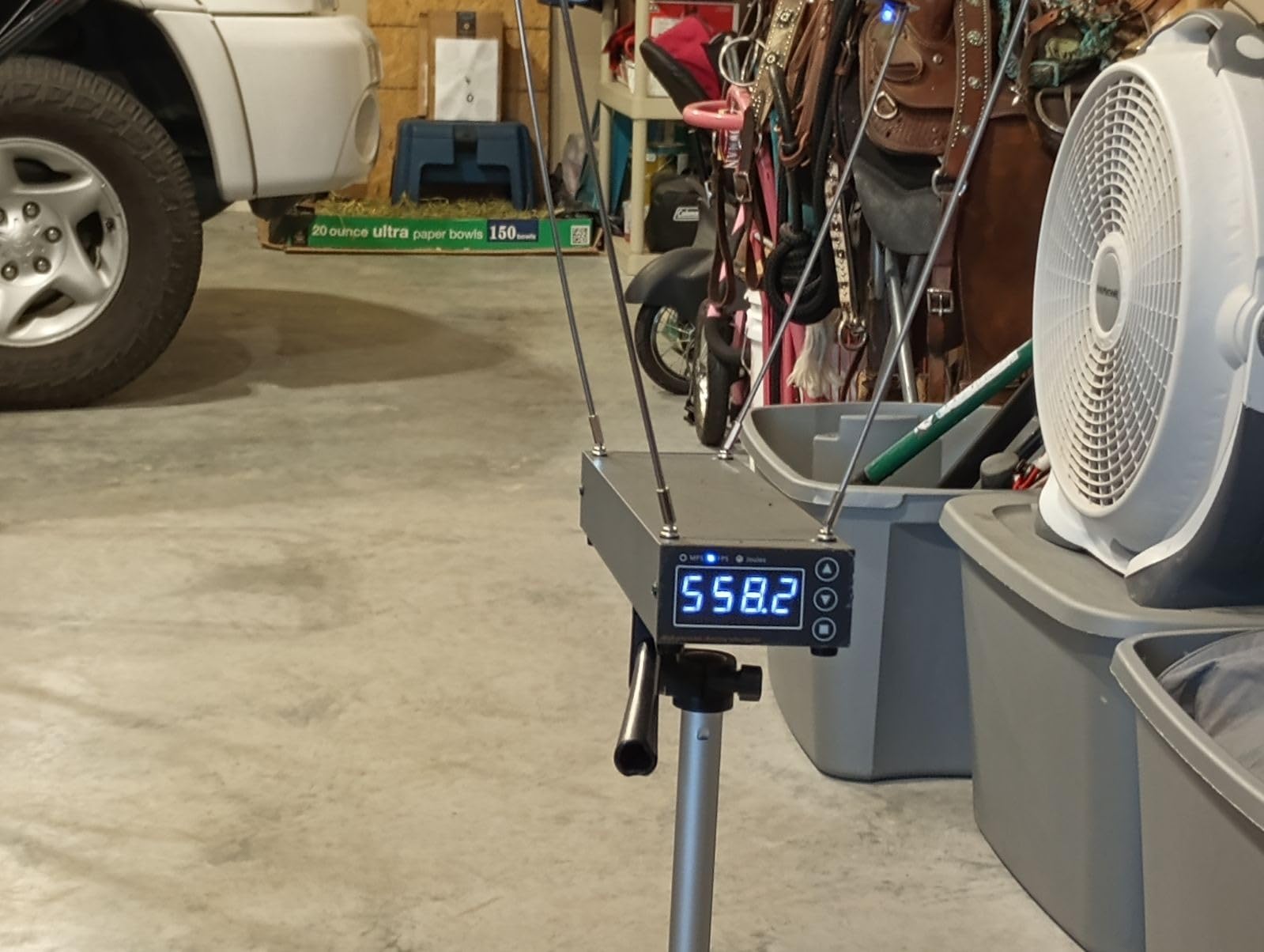 Ballistic Precision Chronograph, Slingshot Bullet Bow Velocity Speed Tester with MPS/FPS Joules Readings customer photo 2