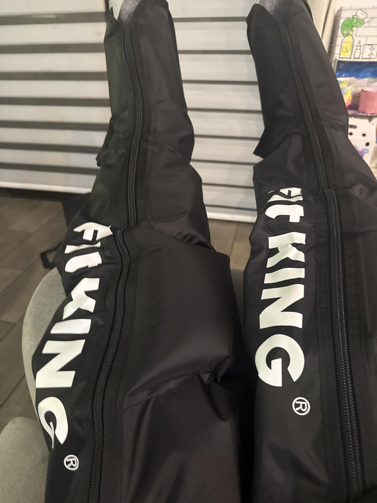 FIT KING Air Compression Recovery System, Full Leg Massager Boots (Medium) | Sequential Compression Device for Fast Recovery, Enhance Performance for Athletes, FSA-HSA customer photo 2